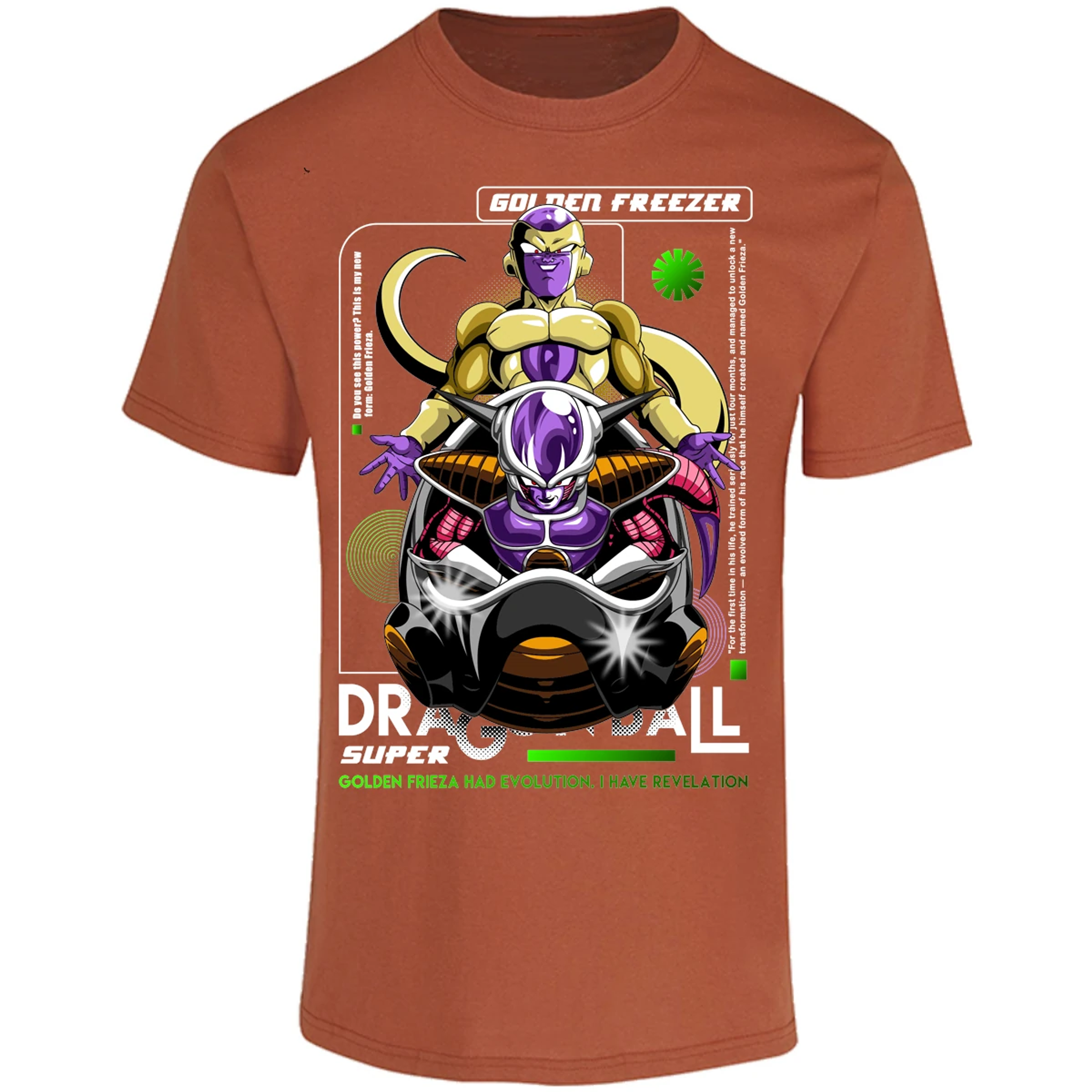 Playera Dragon Ball Golden Freezer para Adulto 6