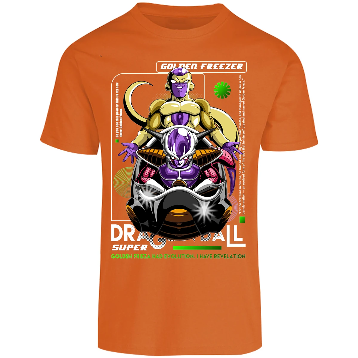 Playera Dragon Ball Golden Freezer para Adulto 10