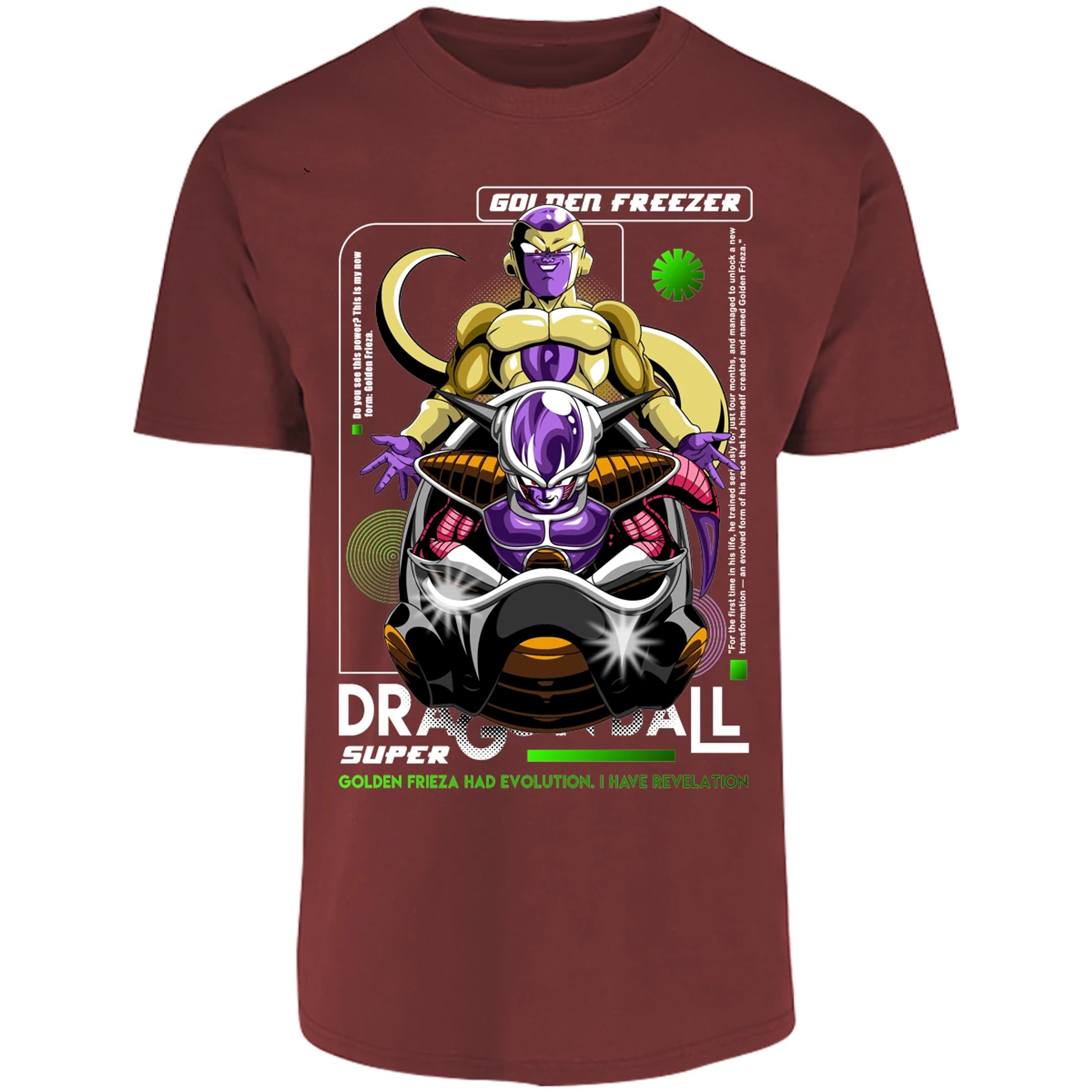 Playera Dragon Ball Golden Freezer para Adulto 11
