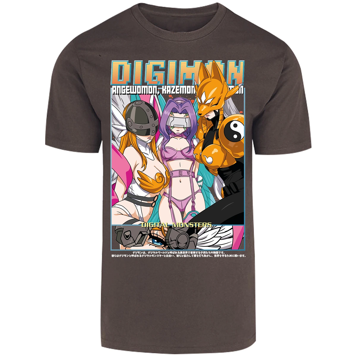 Playera Digimon Digiwaifus para Adulto 2