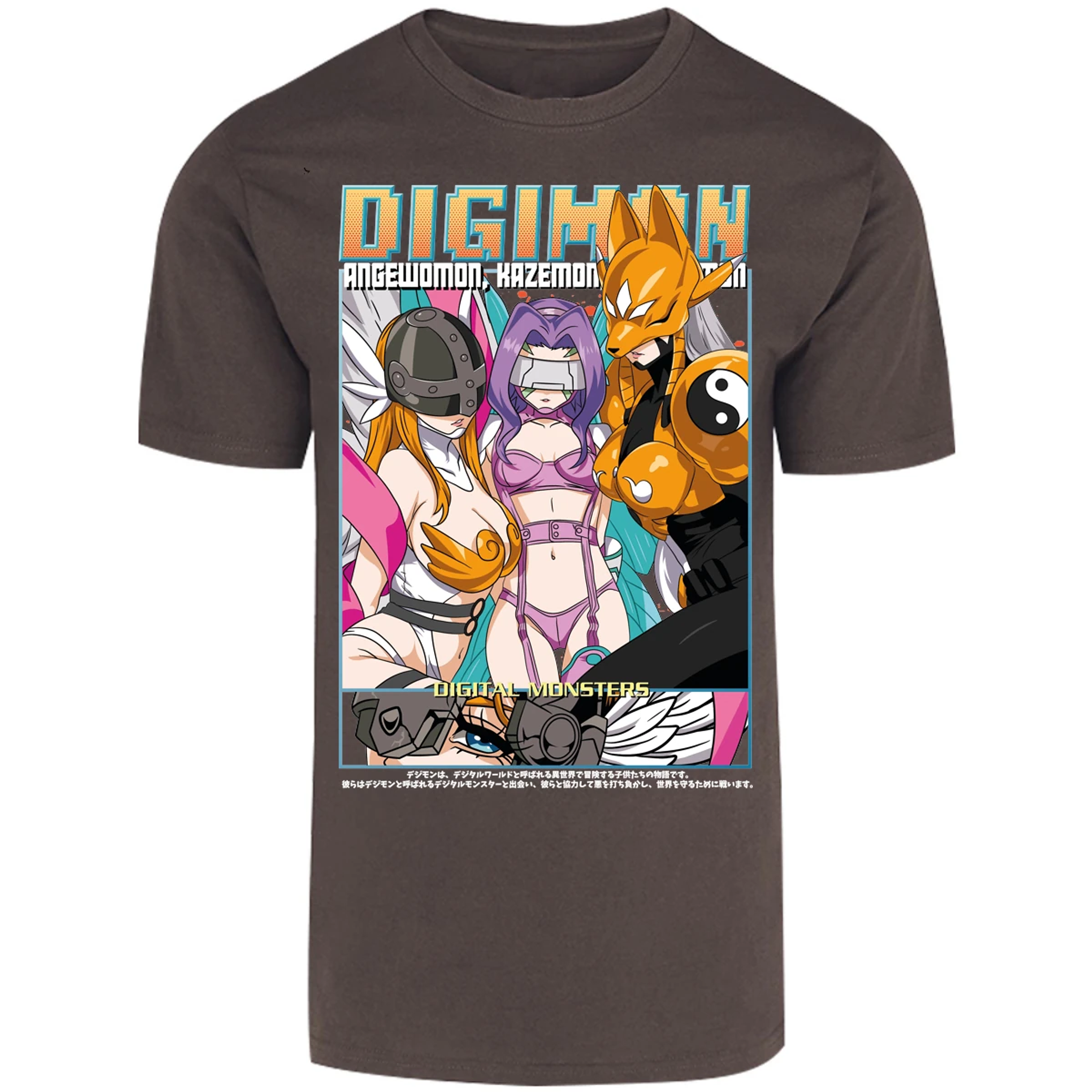 Playera Digimon Digiwaifus para Adulto 2