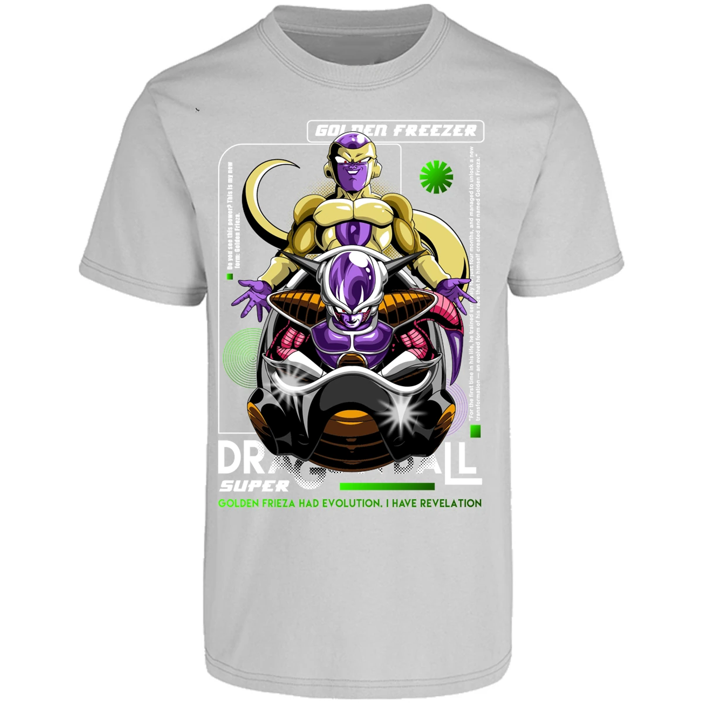 Playera Dragon Ball Golden Freezer para Adulto 19