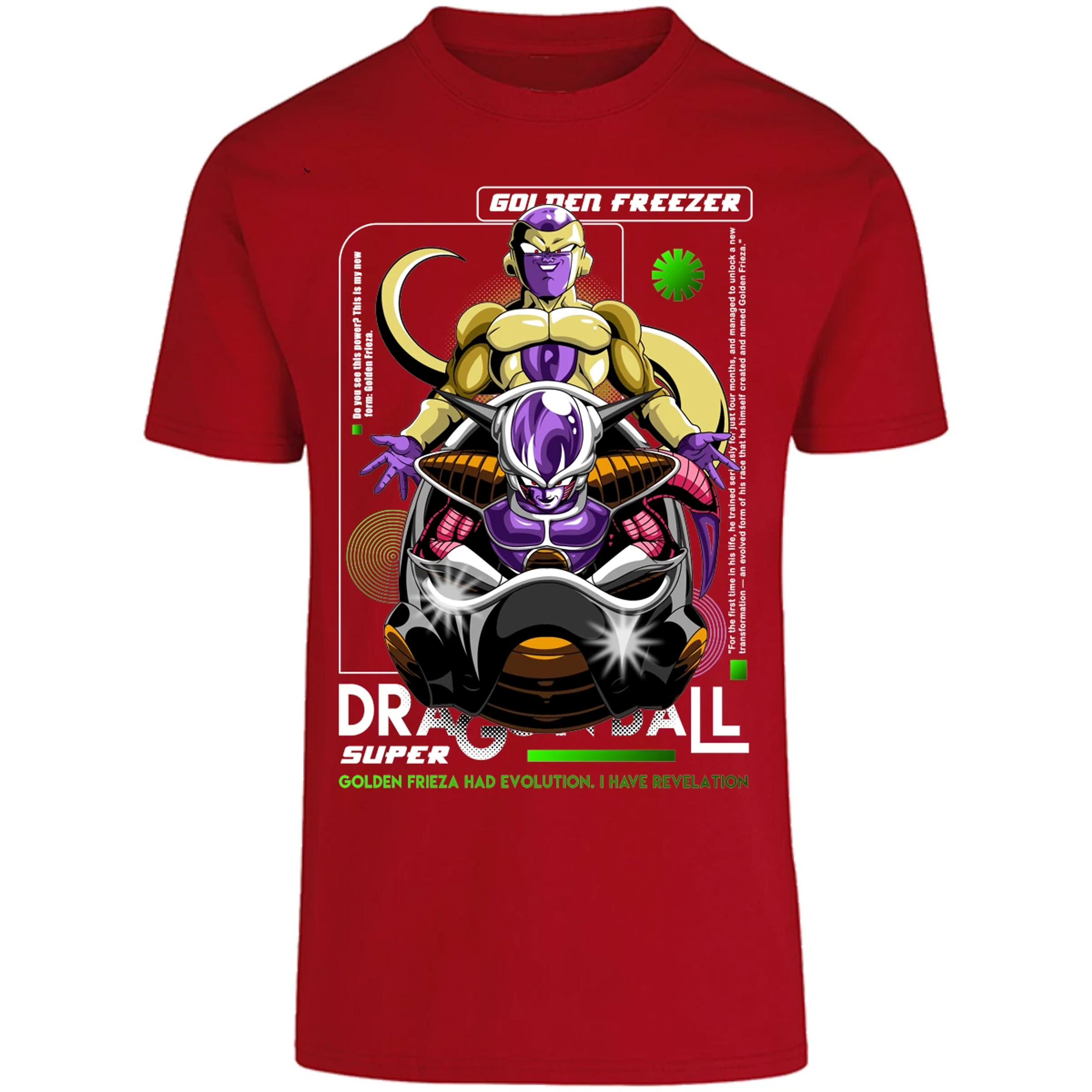 Playera Dragon Ball Golden Freezer para Adulto 23