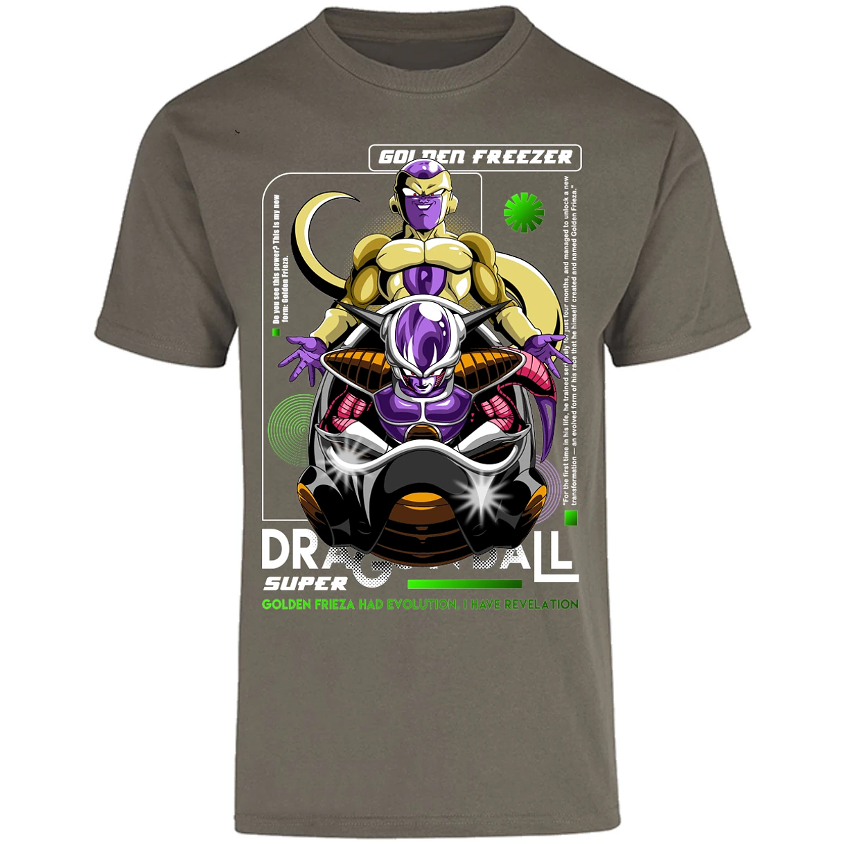 Playera Dragon Ball Golden Freezer para Adulto 24