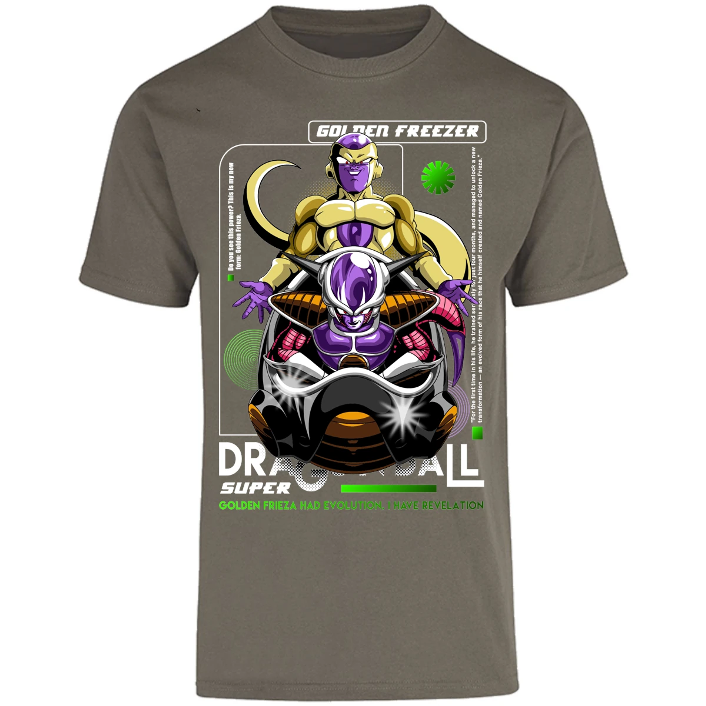 Playera Dragon Ball Golden Freezer para Adulto 24