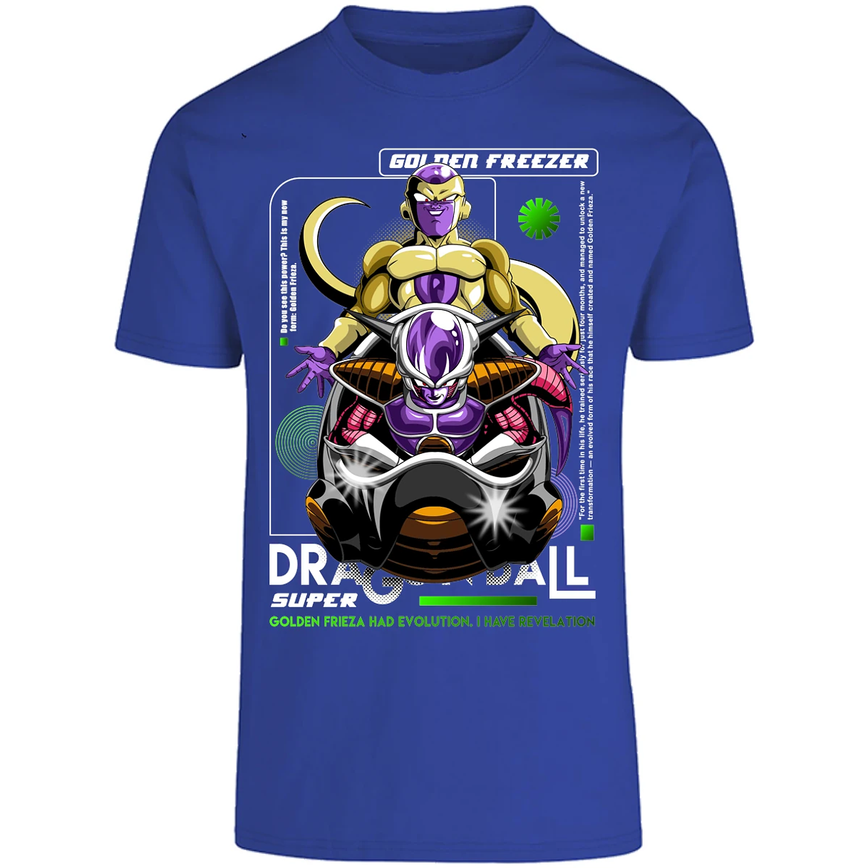 Playera Dragon Ball Golden Freezer para Adulto 25