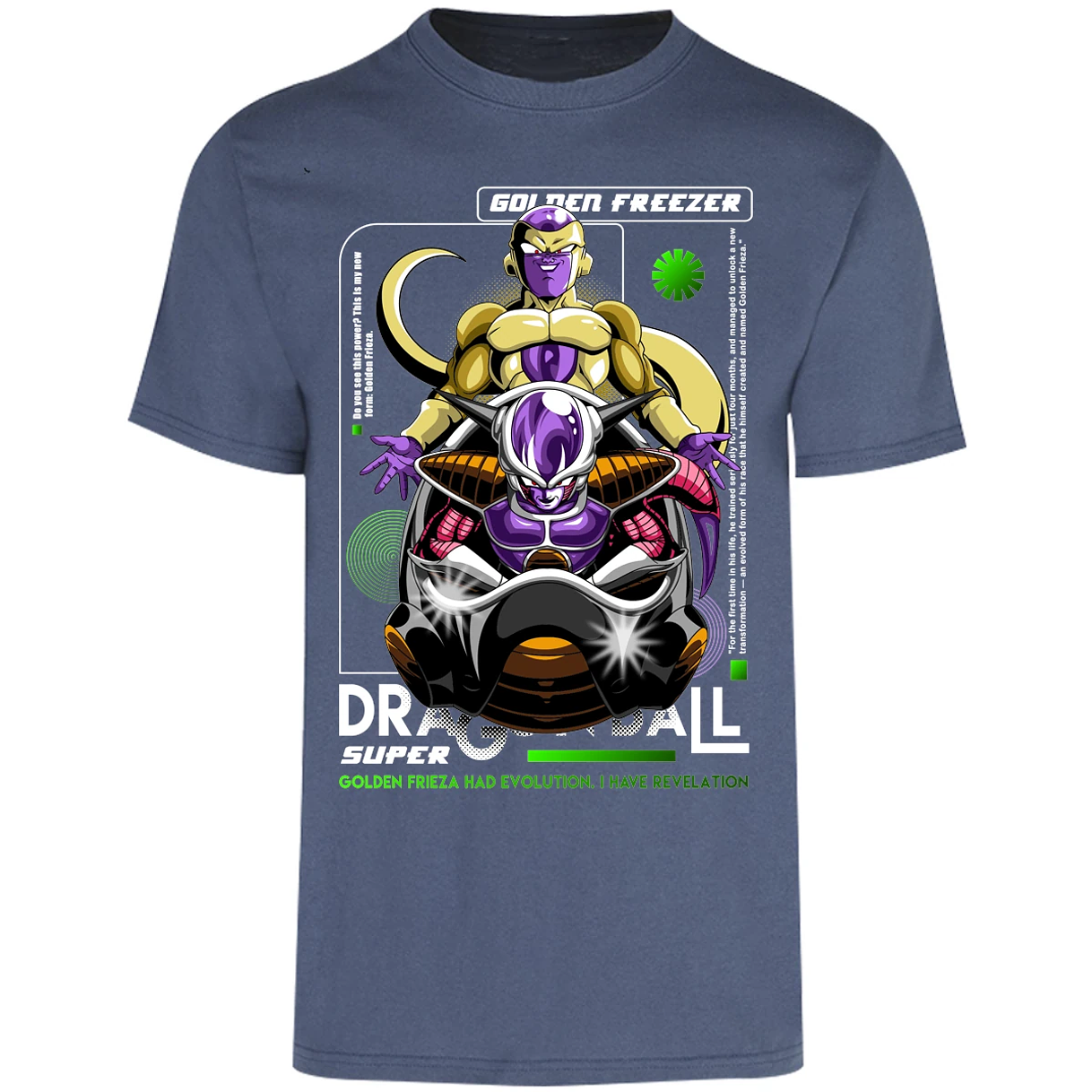 Playera Dragon Ball Golden Freezer para Adulto 26