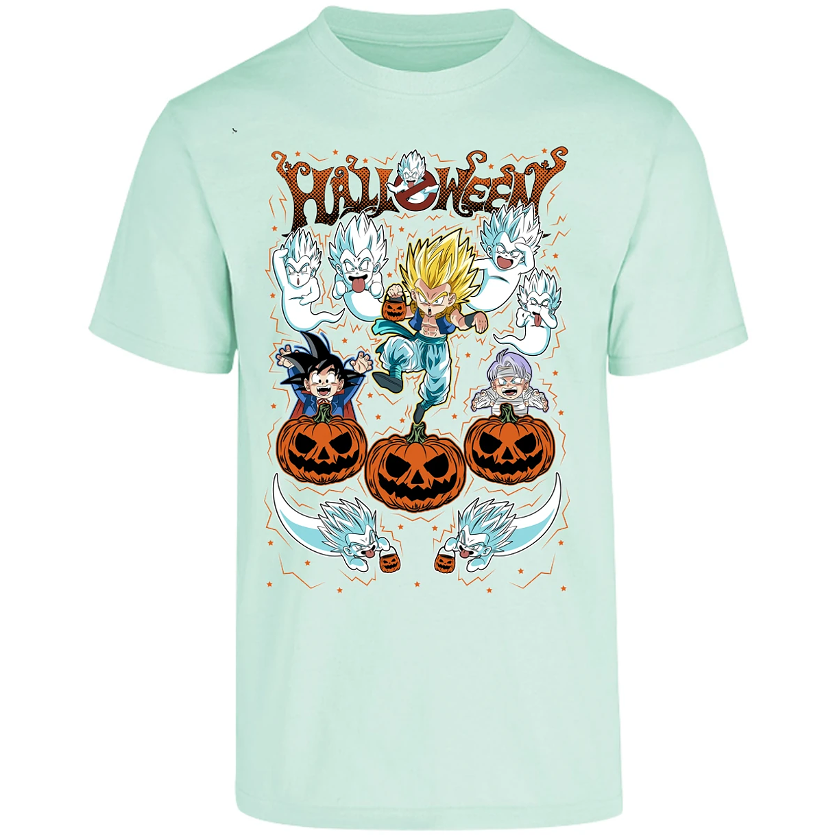 Playera Dragon Ball Gotenks Halloween para Adulto 12