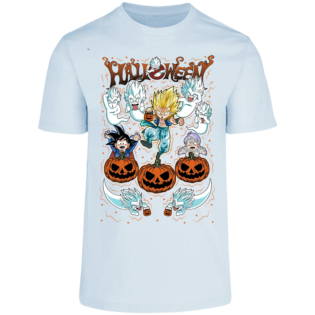Playera Dragon Ball Gotenks Halloween para Adulto 26