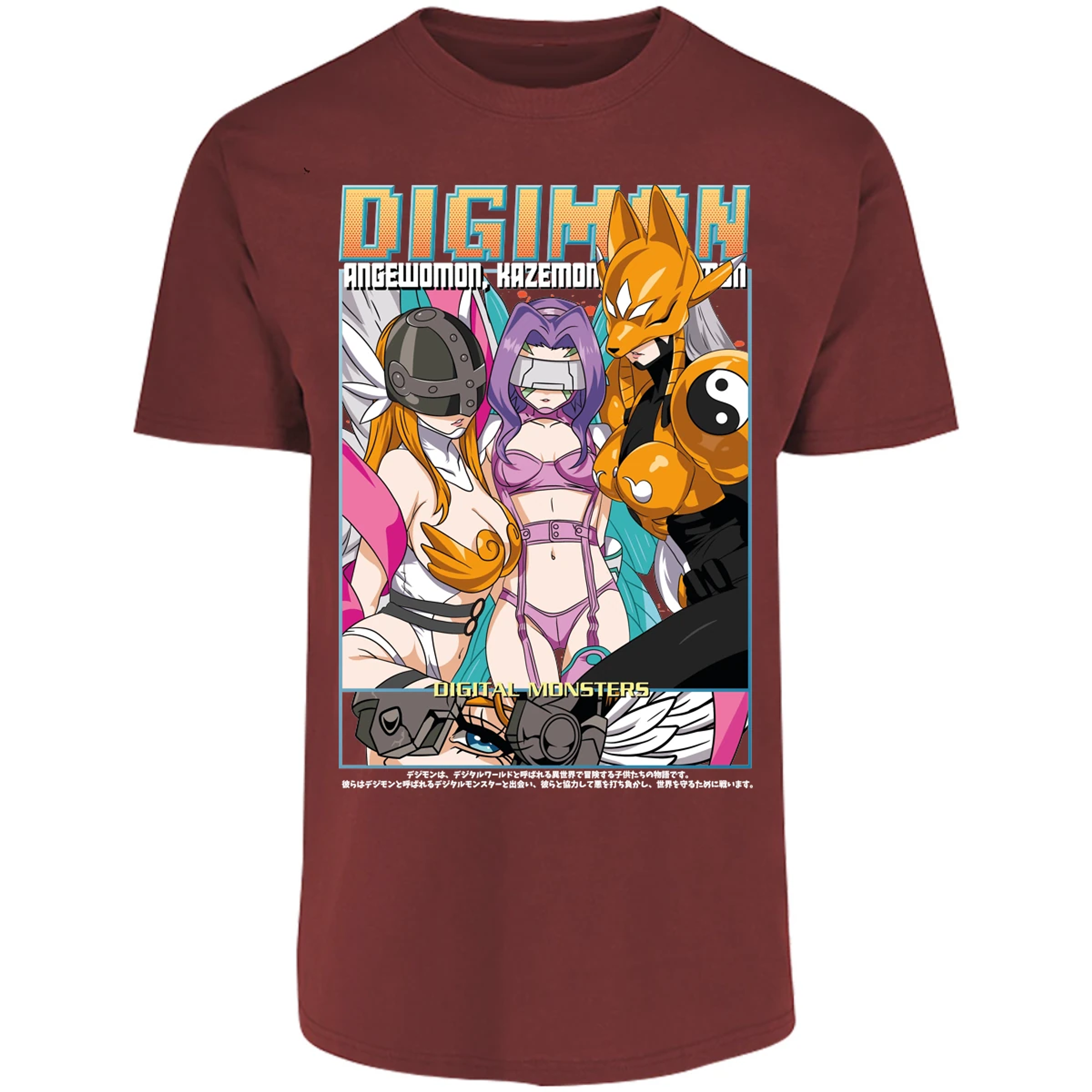 Playera Digimon Digiwaifus para Adulto 9