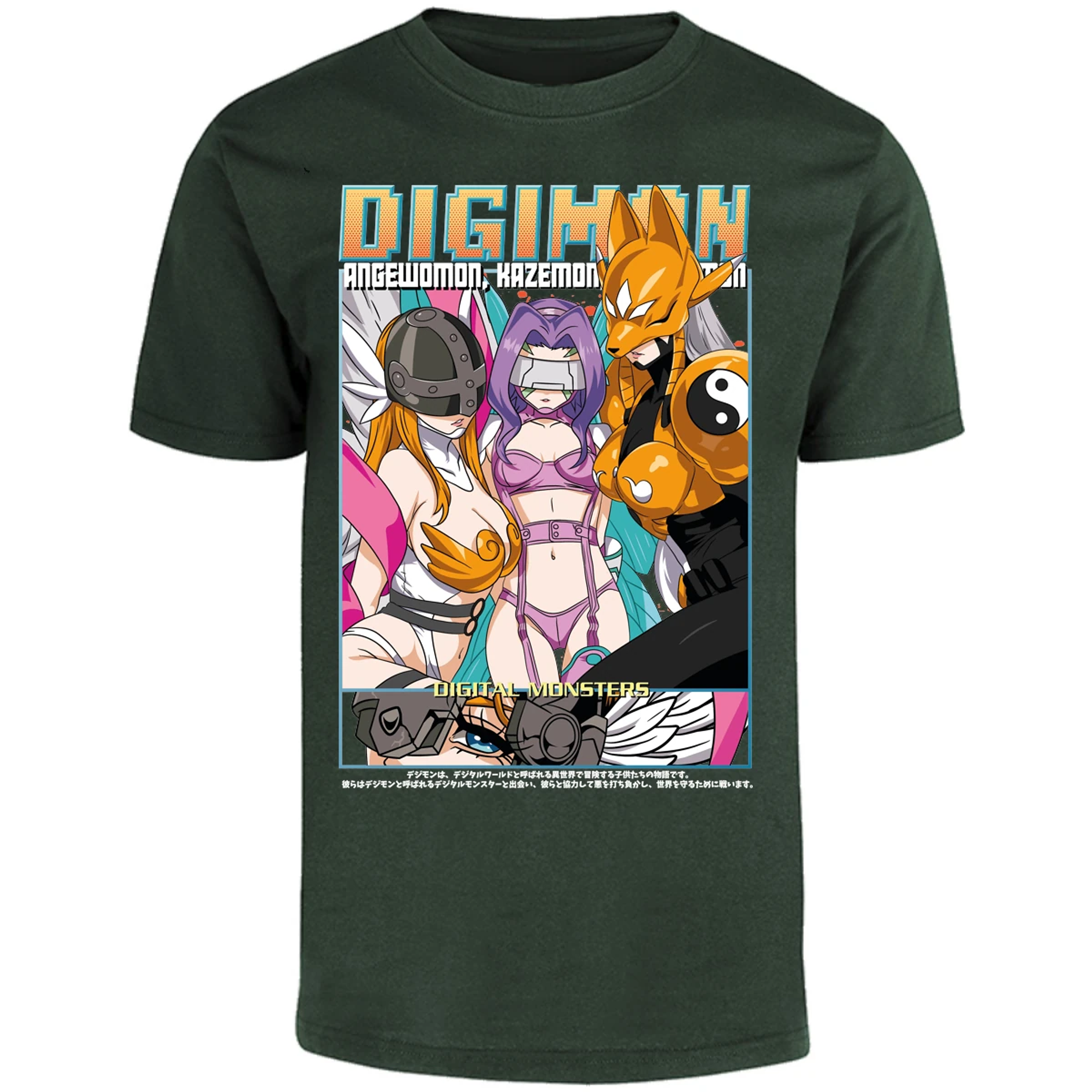 Playera Digimon Digiwaifus para Adulto 10