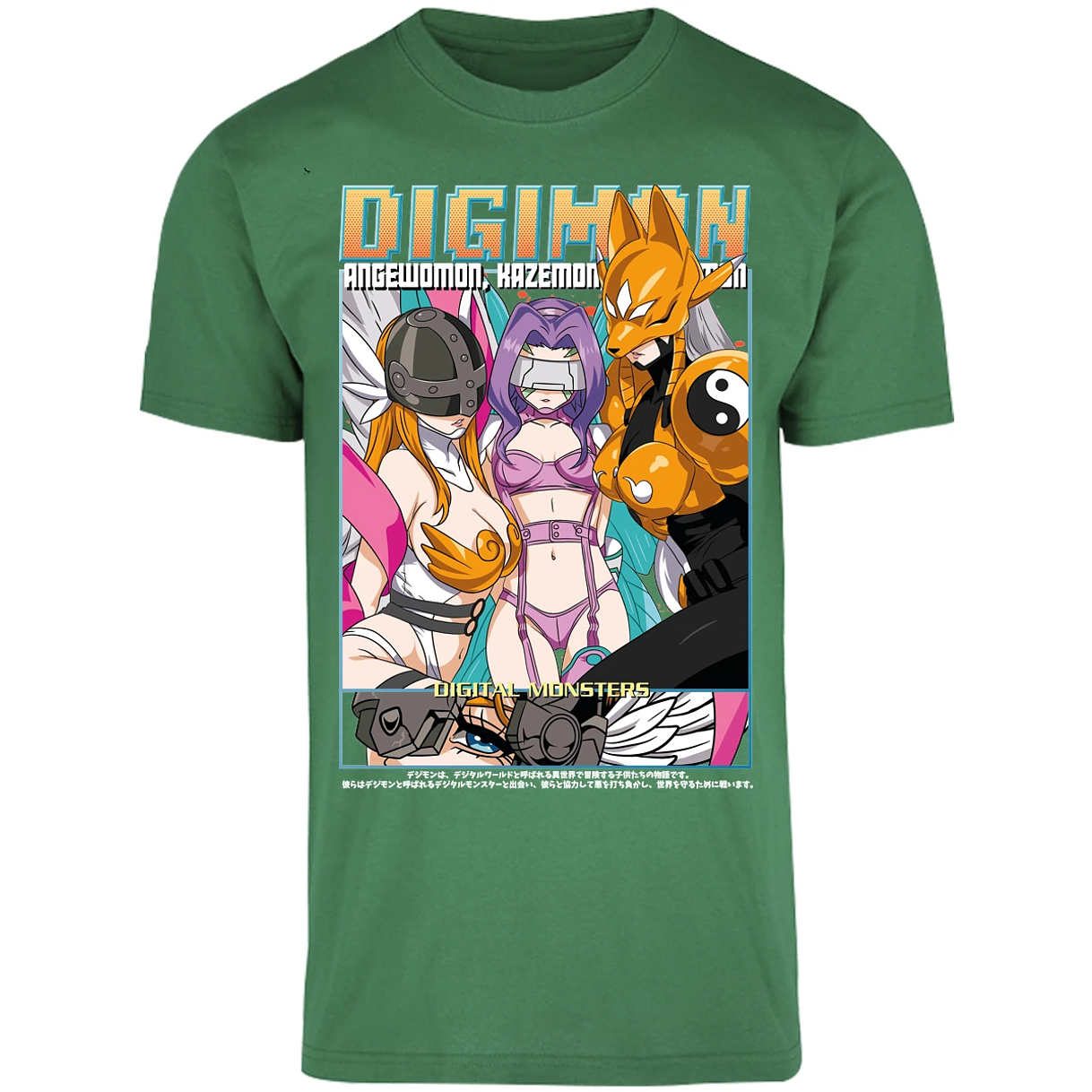 Playera Digimon Digiwaifus para Adulto 14
