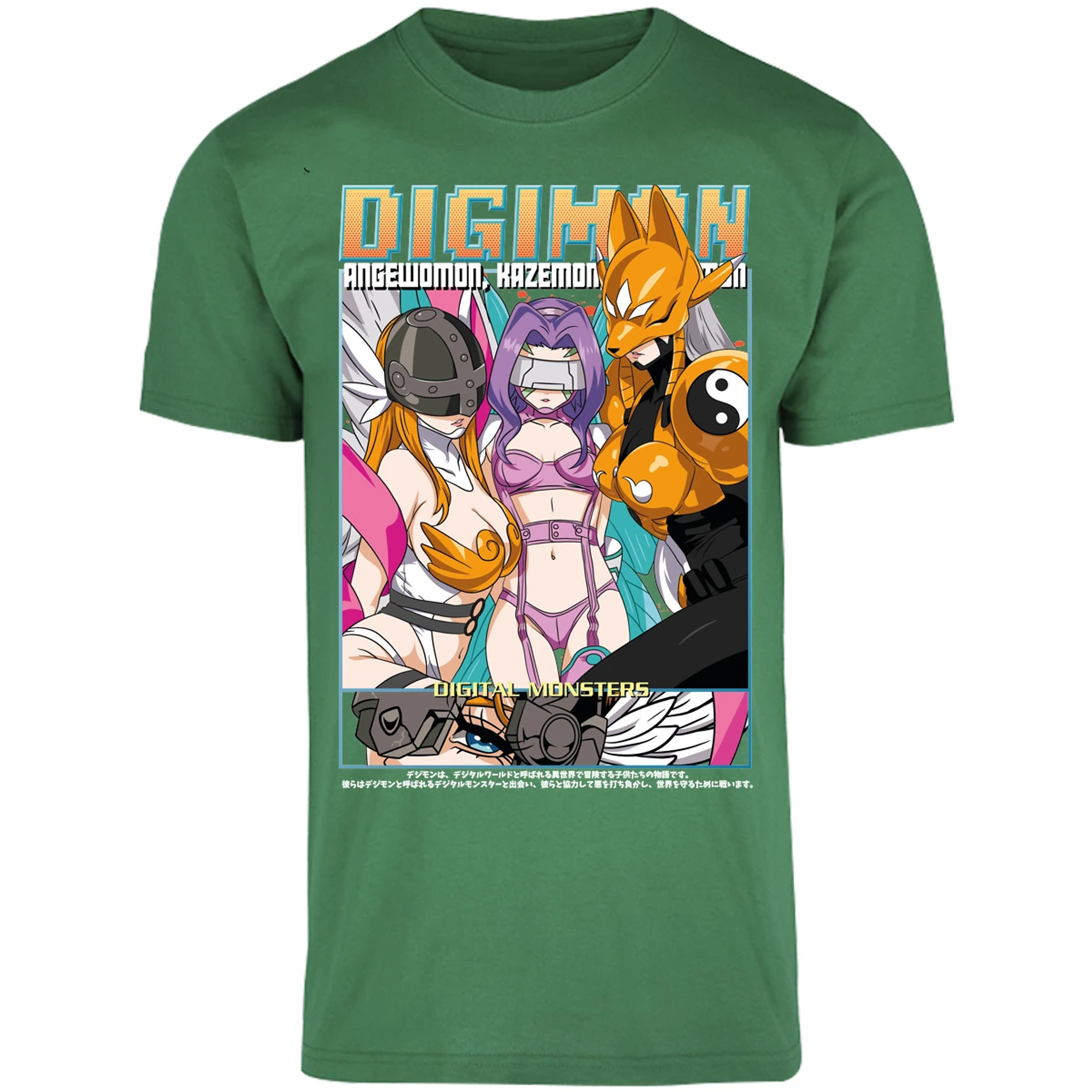 Playera Digimon Digiwaifus para Adulto 14