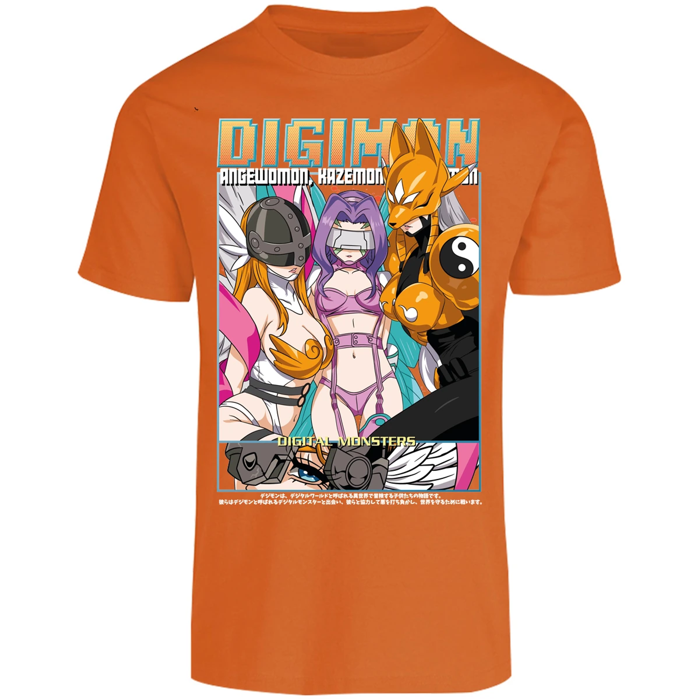 Playera Digimon Digiwaifus para Adulto 19
