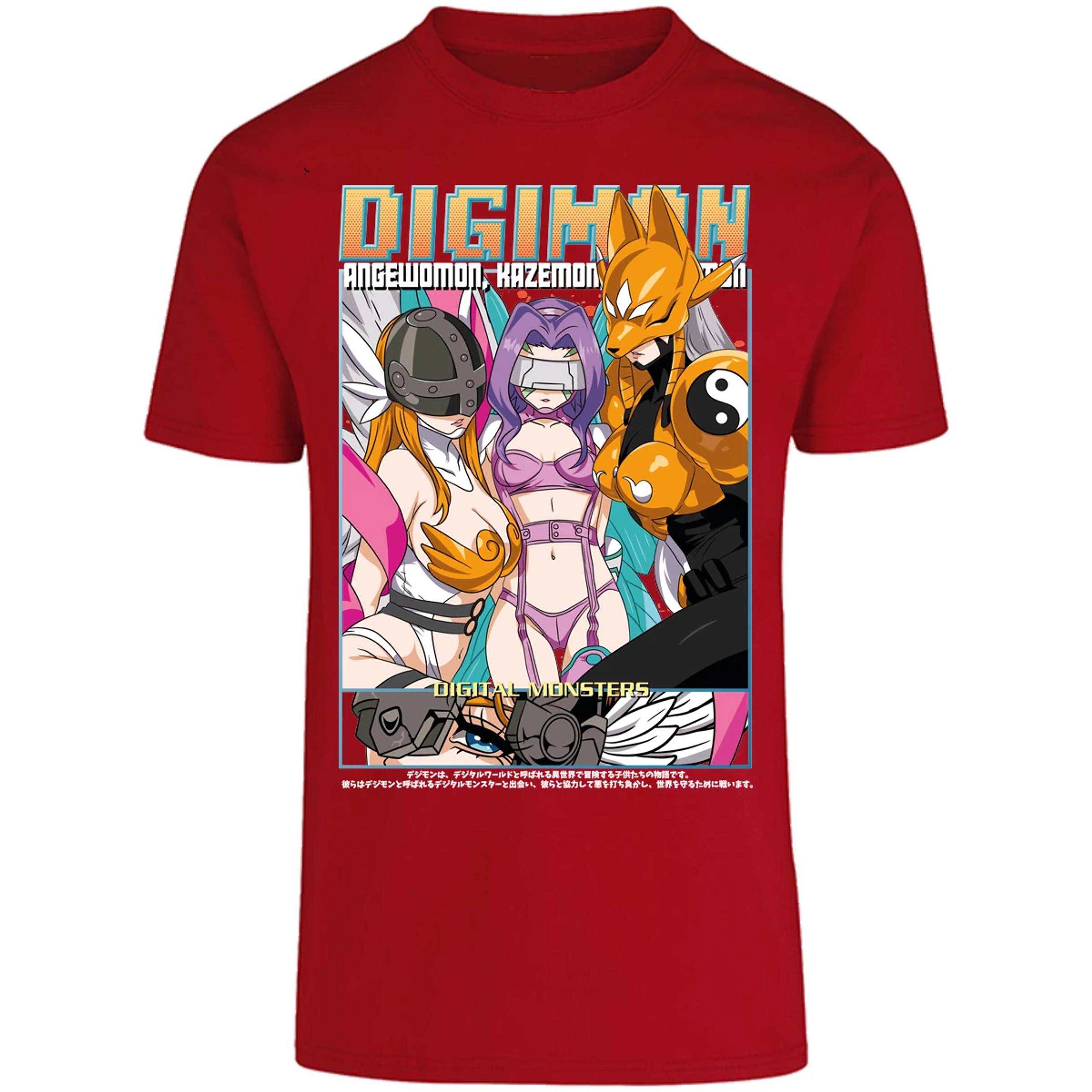 Playera Digimon Digiwaifus para Adulto 20