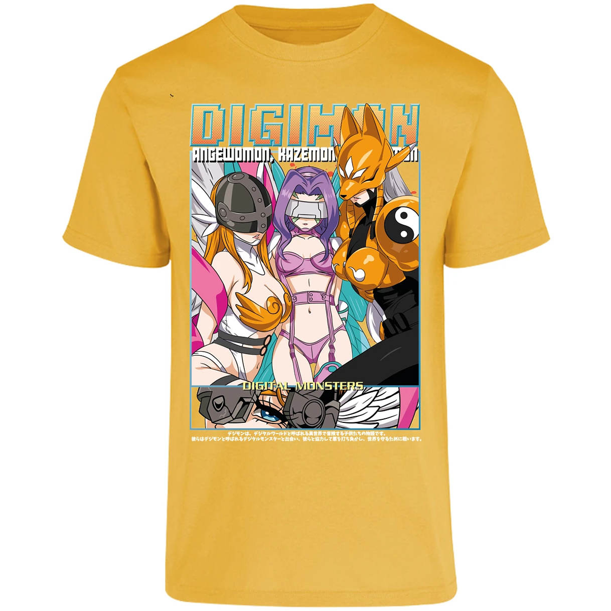 Playera Digimon Digiwaifus para Adulto 28