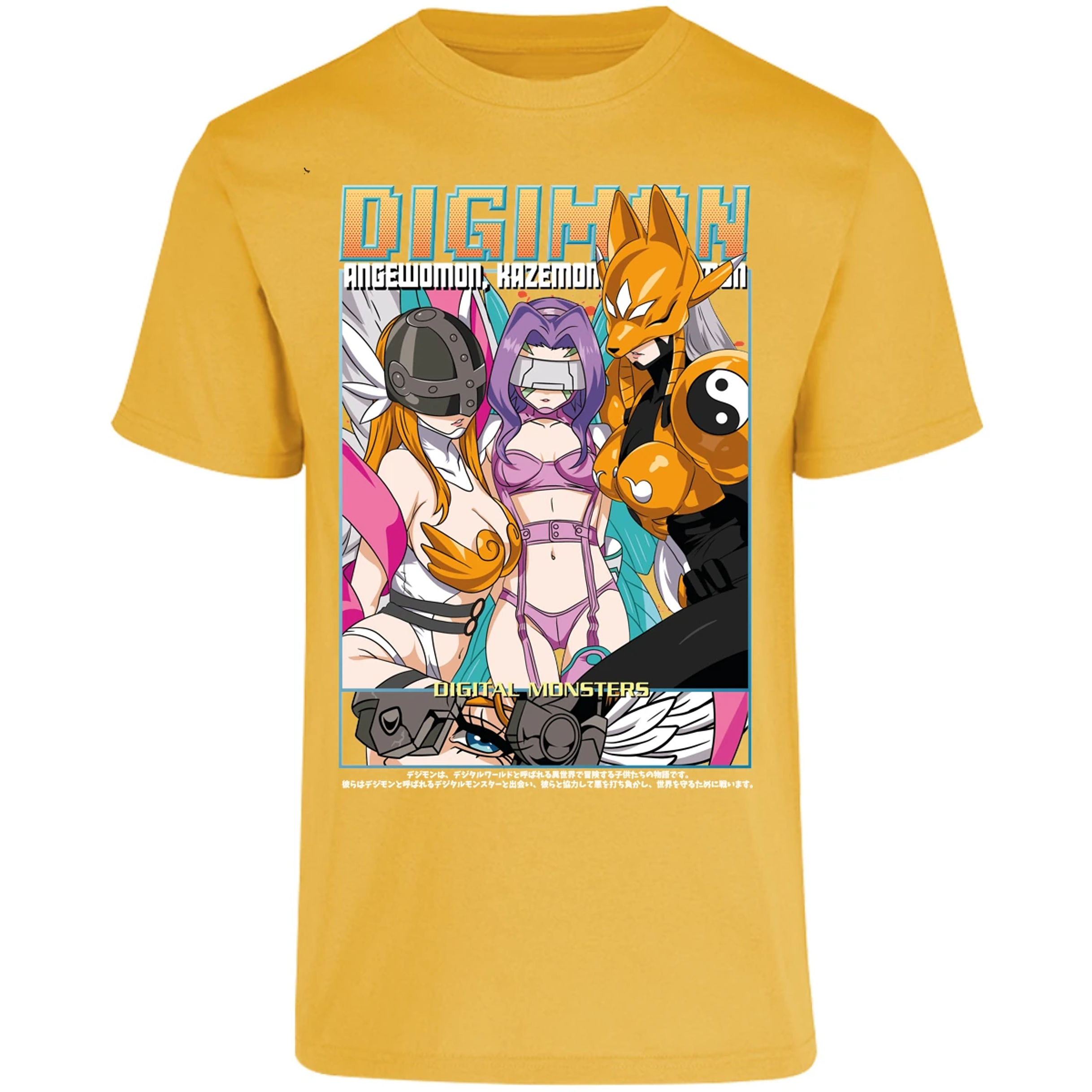 Playera Digimon Digiwaifus para Adulto 28