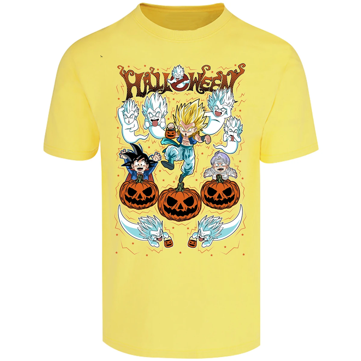 Playera Dragon Ball Gotenks Halloween para Adulto 18