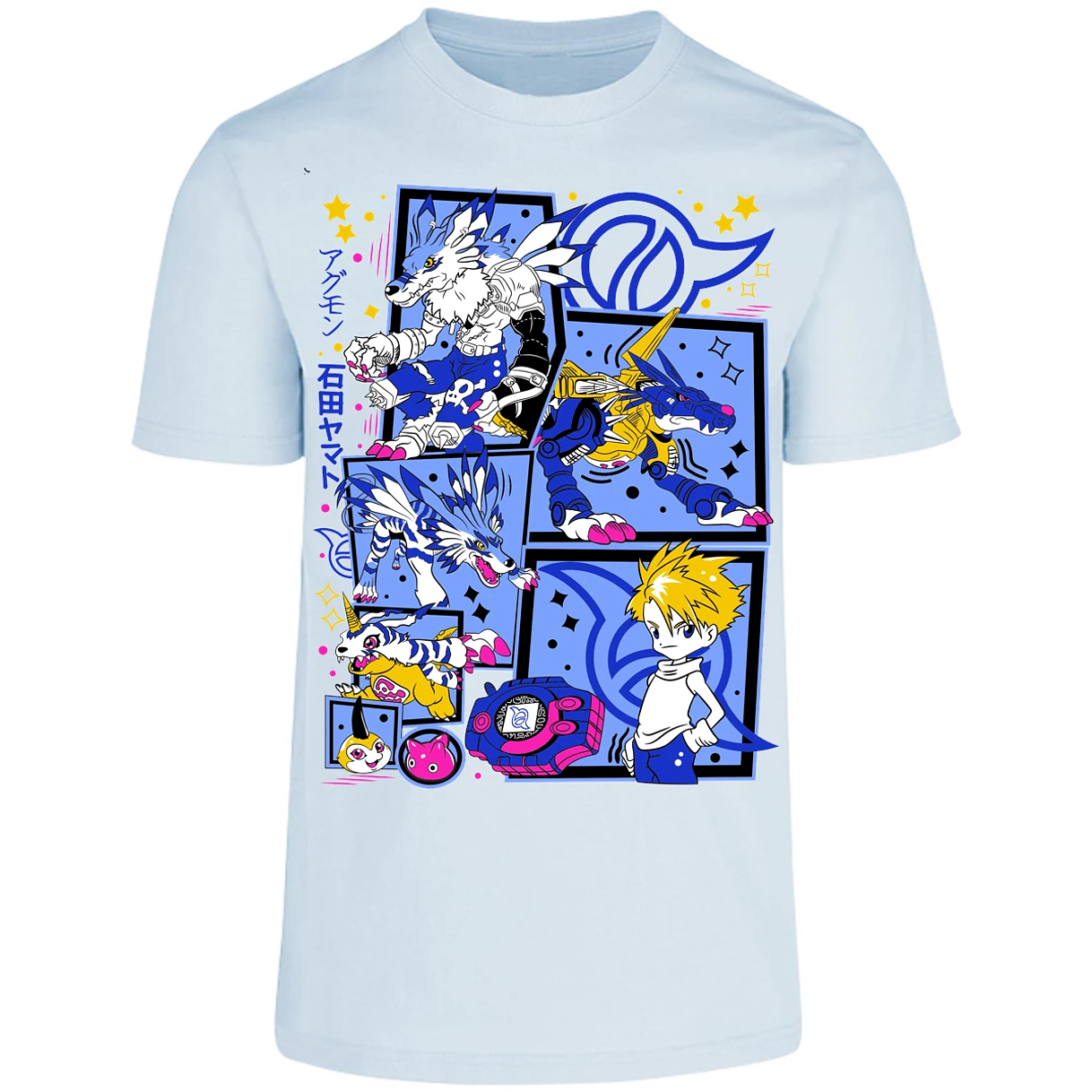 Playera Digimon Diseo Digimon para Adulto 2