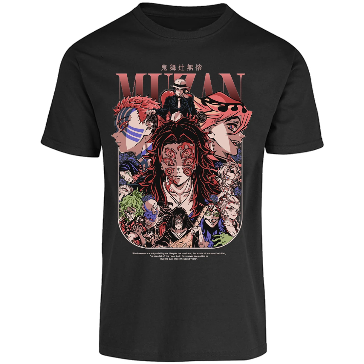 Playera Demon Slayer Demon Slayer Lunas Demoniacas para Adulto 7