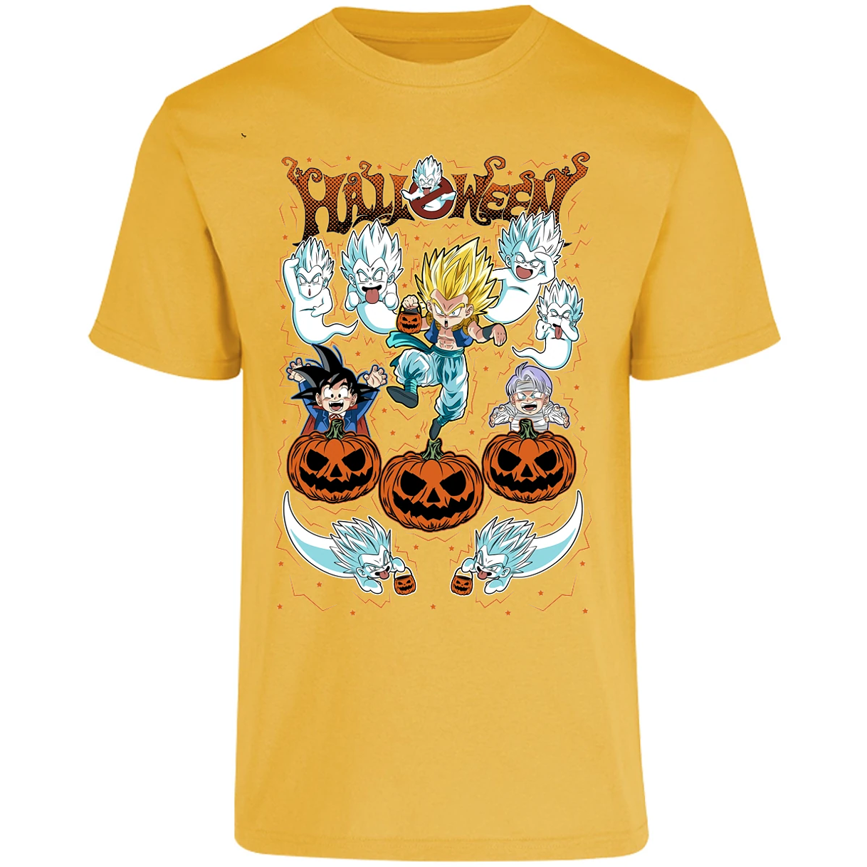 Playera Dragon Ball Gotenks Halloween para Adulto 4
