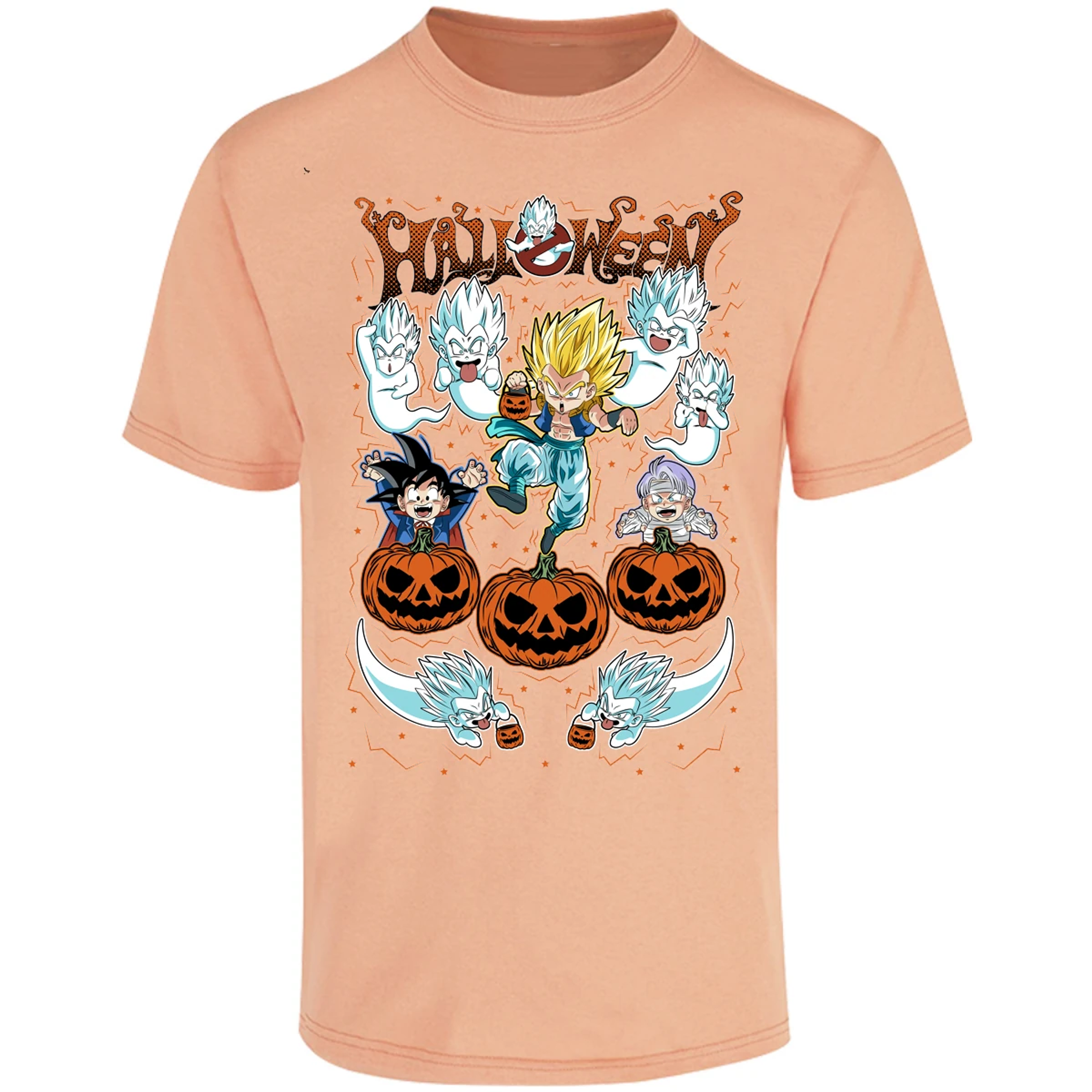 Playera Dragon Ball Gotenks Halloween para Adulto 7