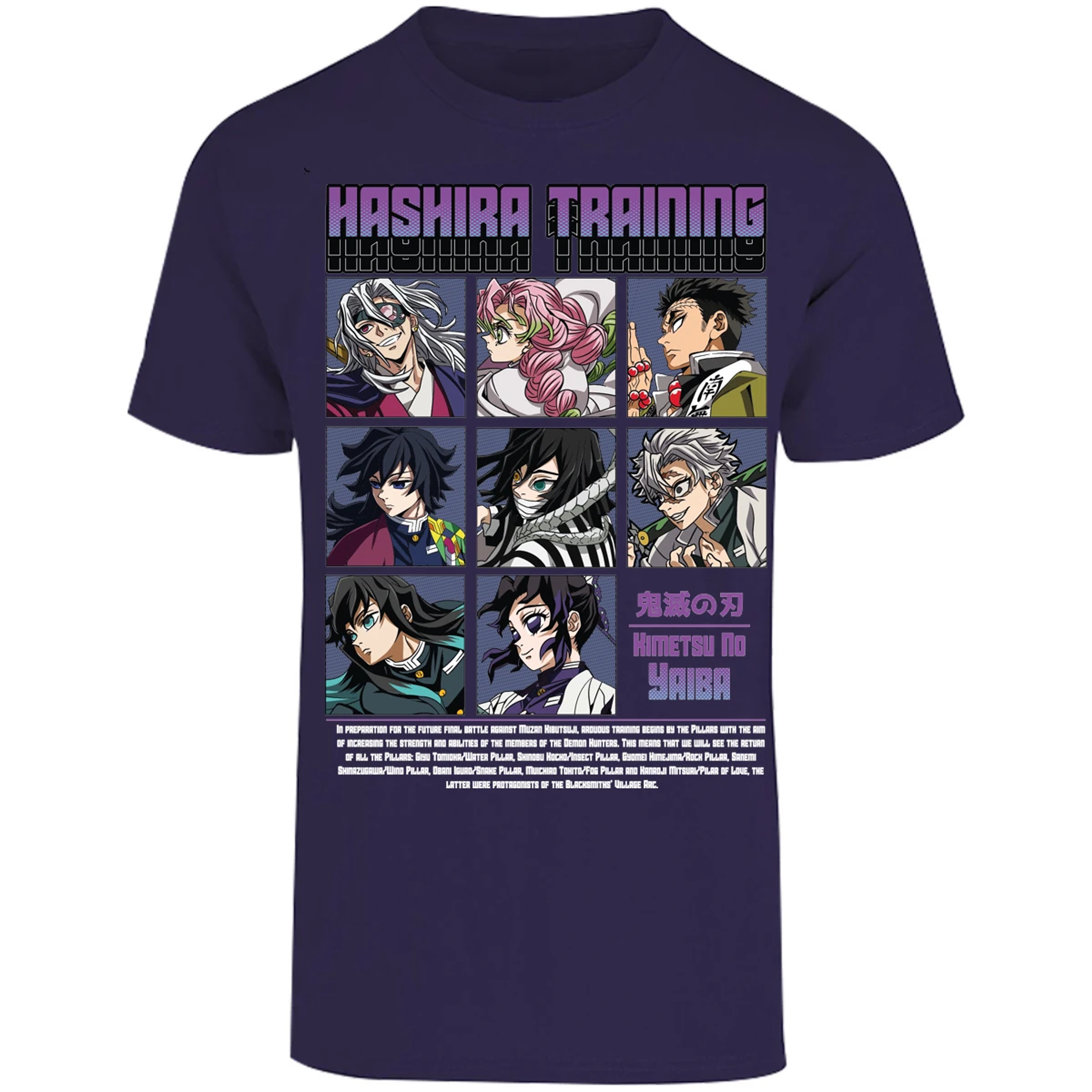 Playera Demon Slayer Demon Slayer Hashira Training para Adulto 26