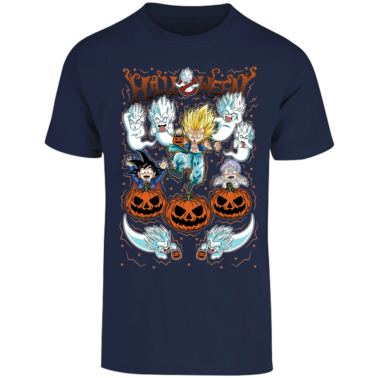 Playera Dragon Ball Gotenks Halloween para Adulto 17