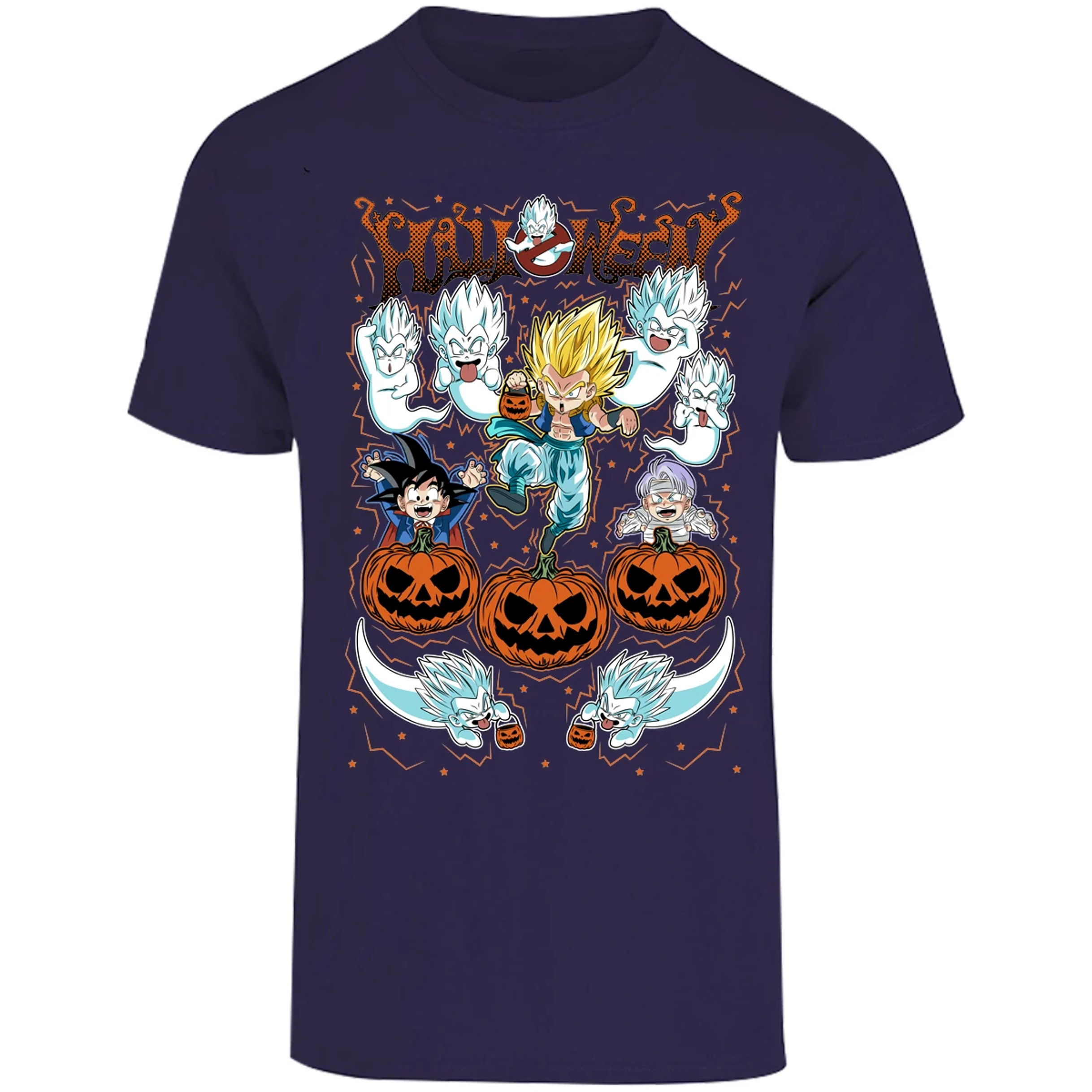 Playera Dragon Ball Gotenks Halloween para Adulto 21