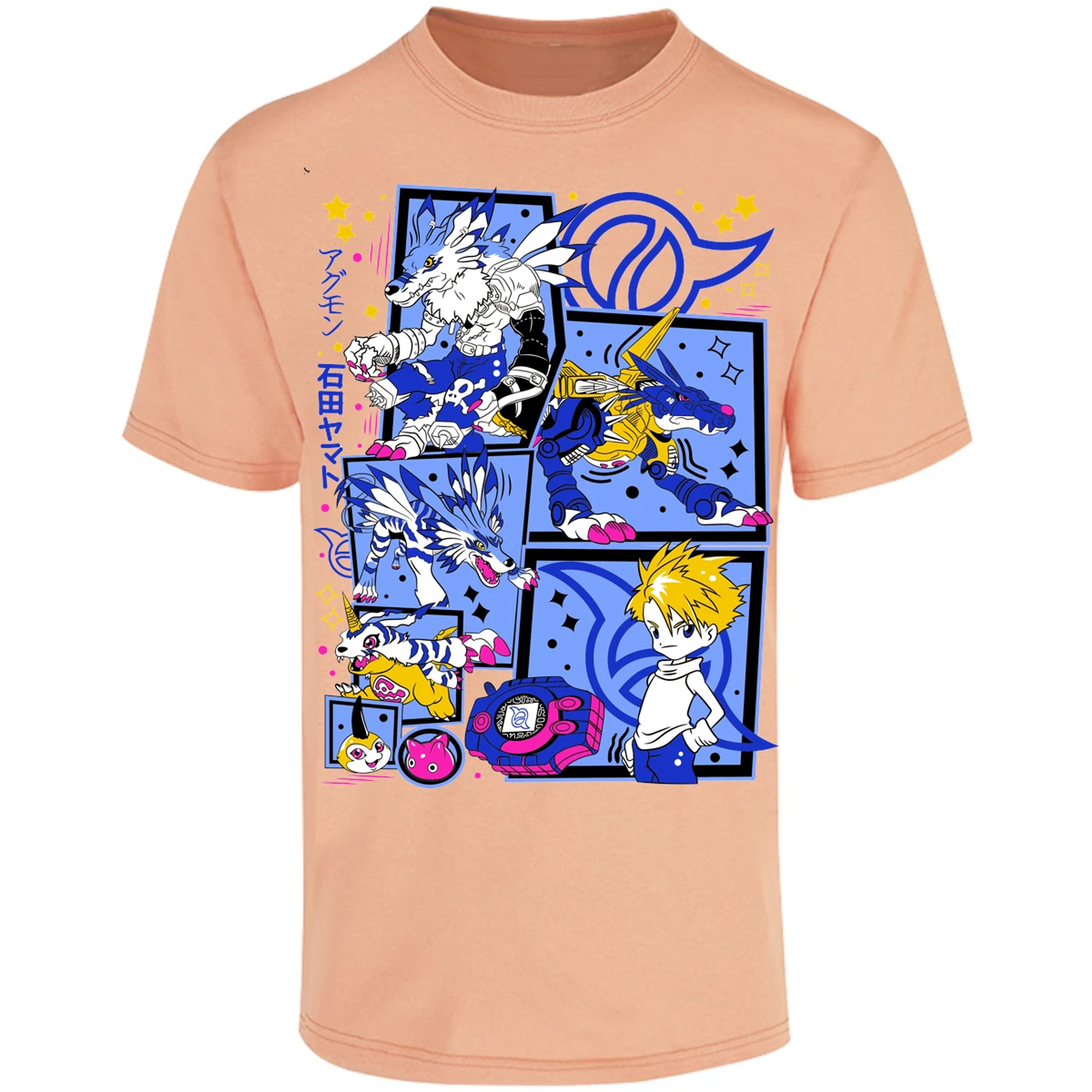 Playera Digimon Diseo Digimon para Adulto 15