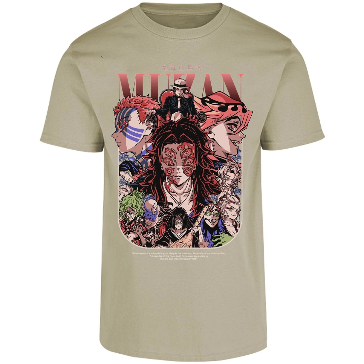 Playera Demon Slayer Demon Slayer Lunas Demoniacas para Adulto 17