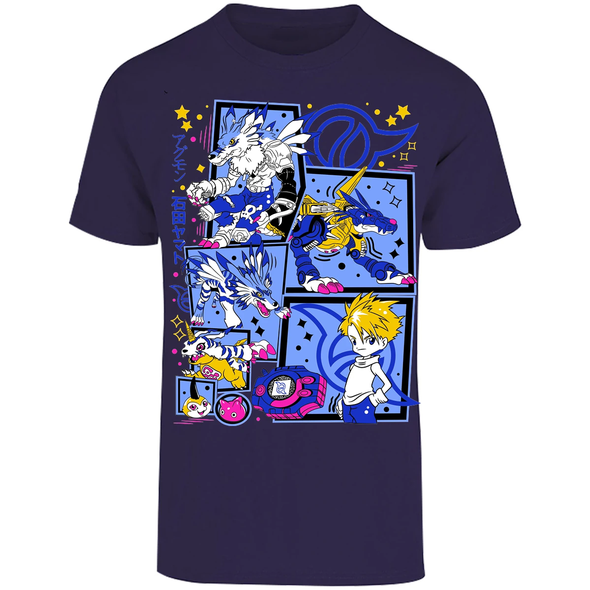 Playera Digimon Diseo Digimon para Adulto 3
