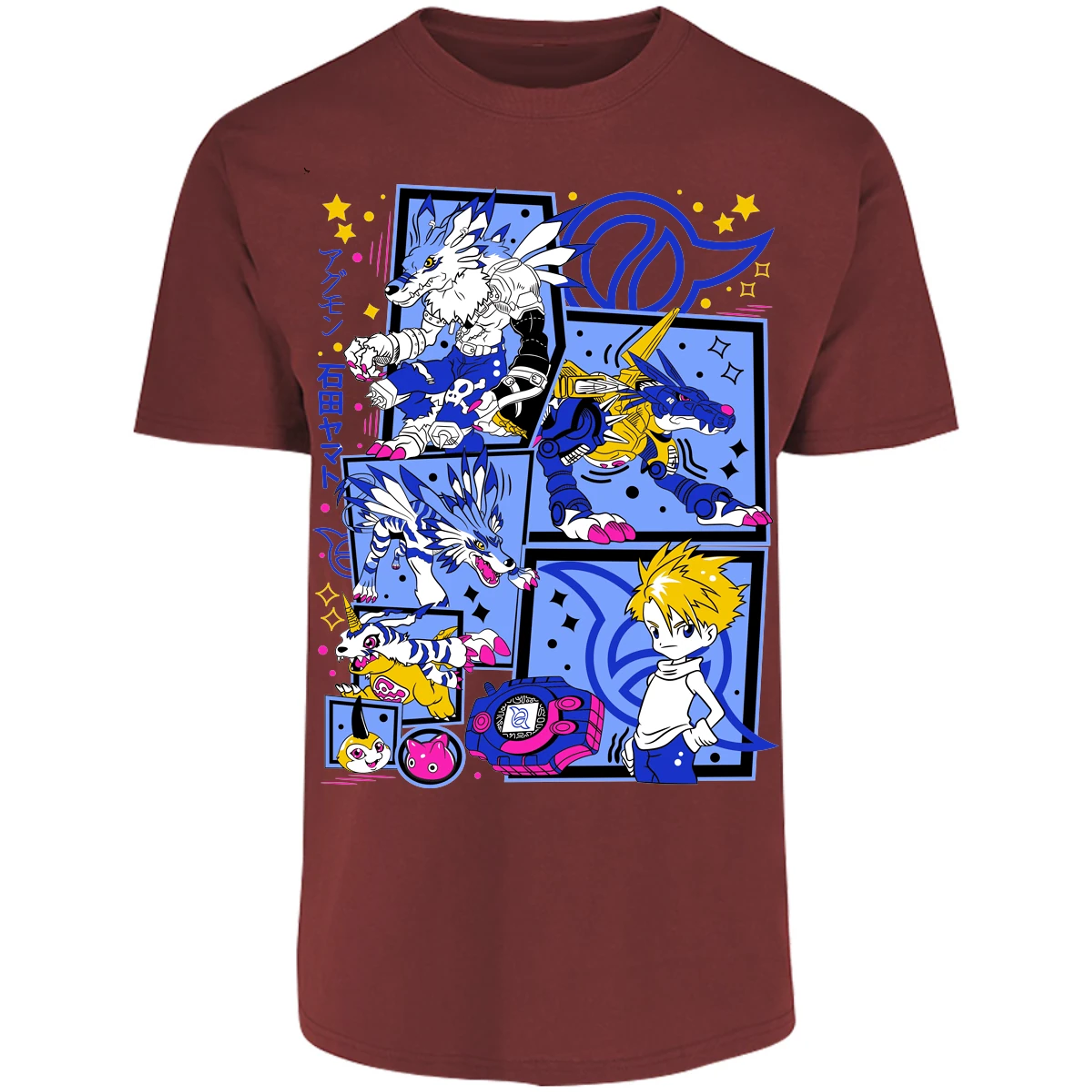 Playera Digimon Diseo Digimon para Adulto 11
