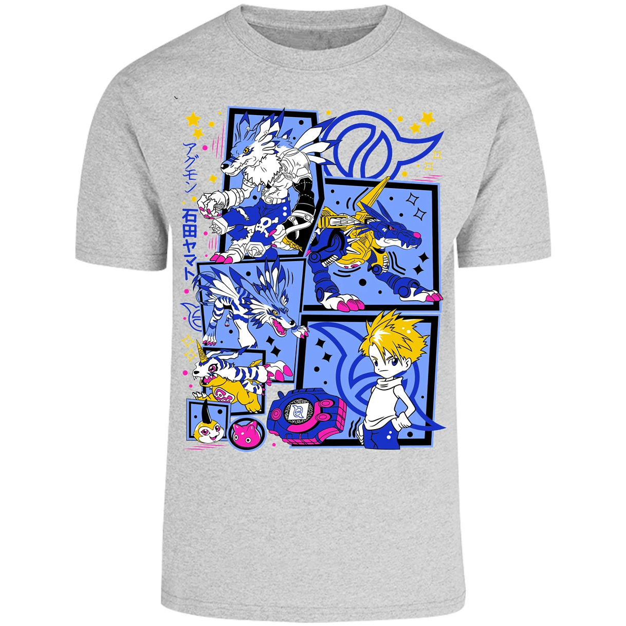 Playera Digimon Diseo Digimon para Adulto 14