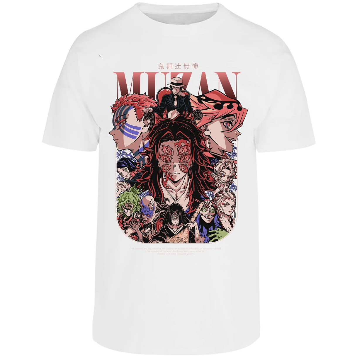 Playera Demon Slayer Demon Slayer Lunas Demoniacas para Adulto 25