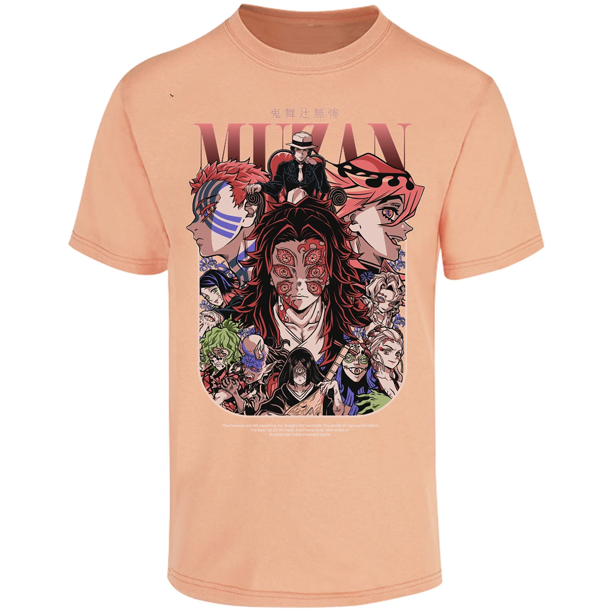 Playera Demon Slayer Demon Slayer Lunas Demoniacas para Adulto 16