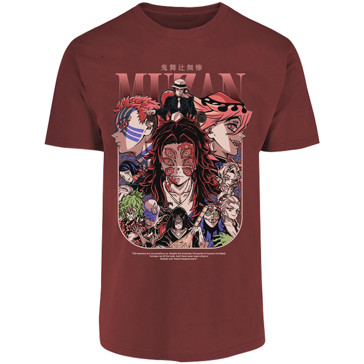 Playera Demon Slayer Demon Slayer Lunas Demoniacas para Adulto 2