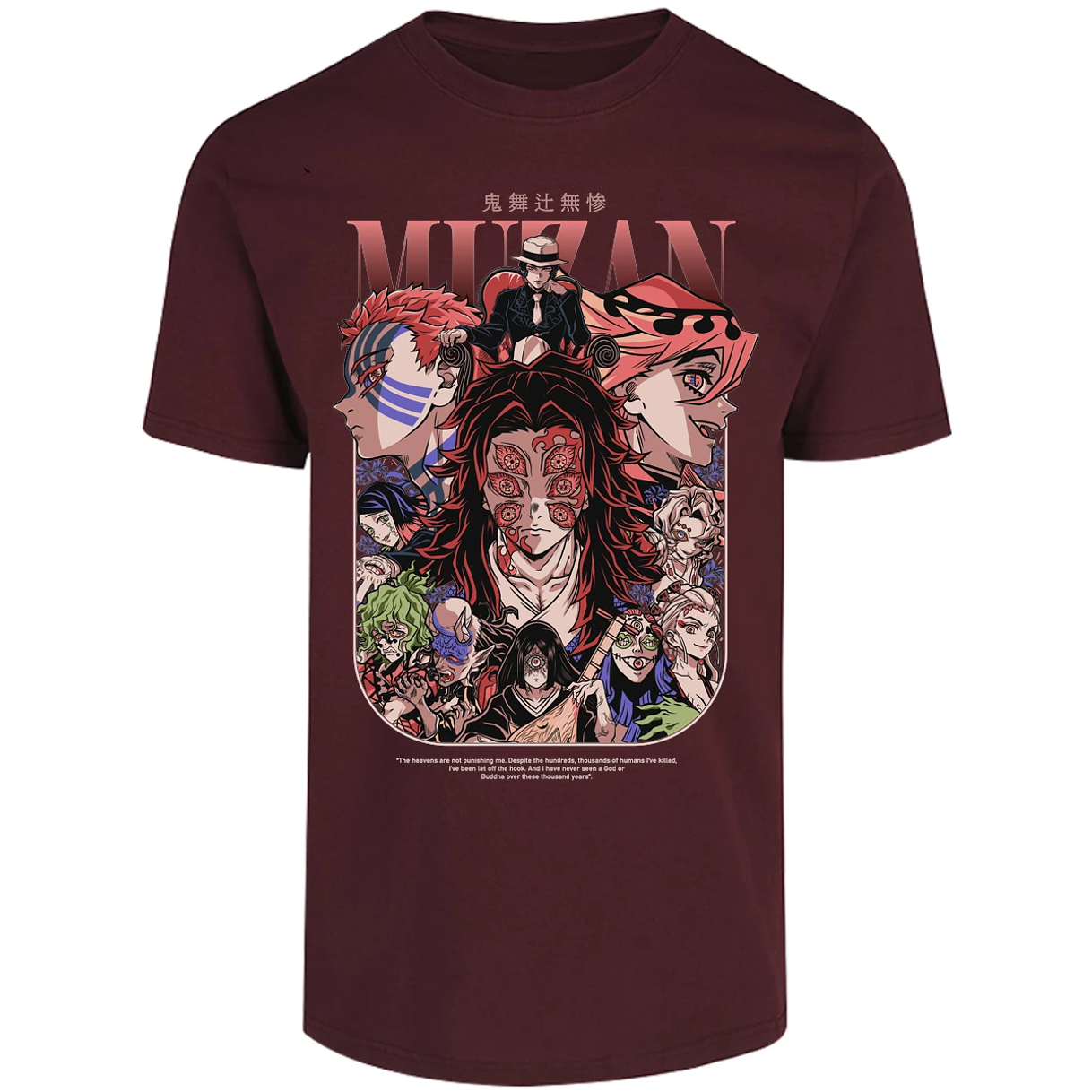 Playera Demon Slayer Demon Slayer Lunas Demoniacas para Adulto 4