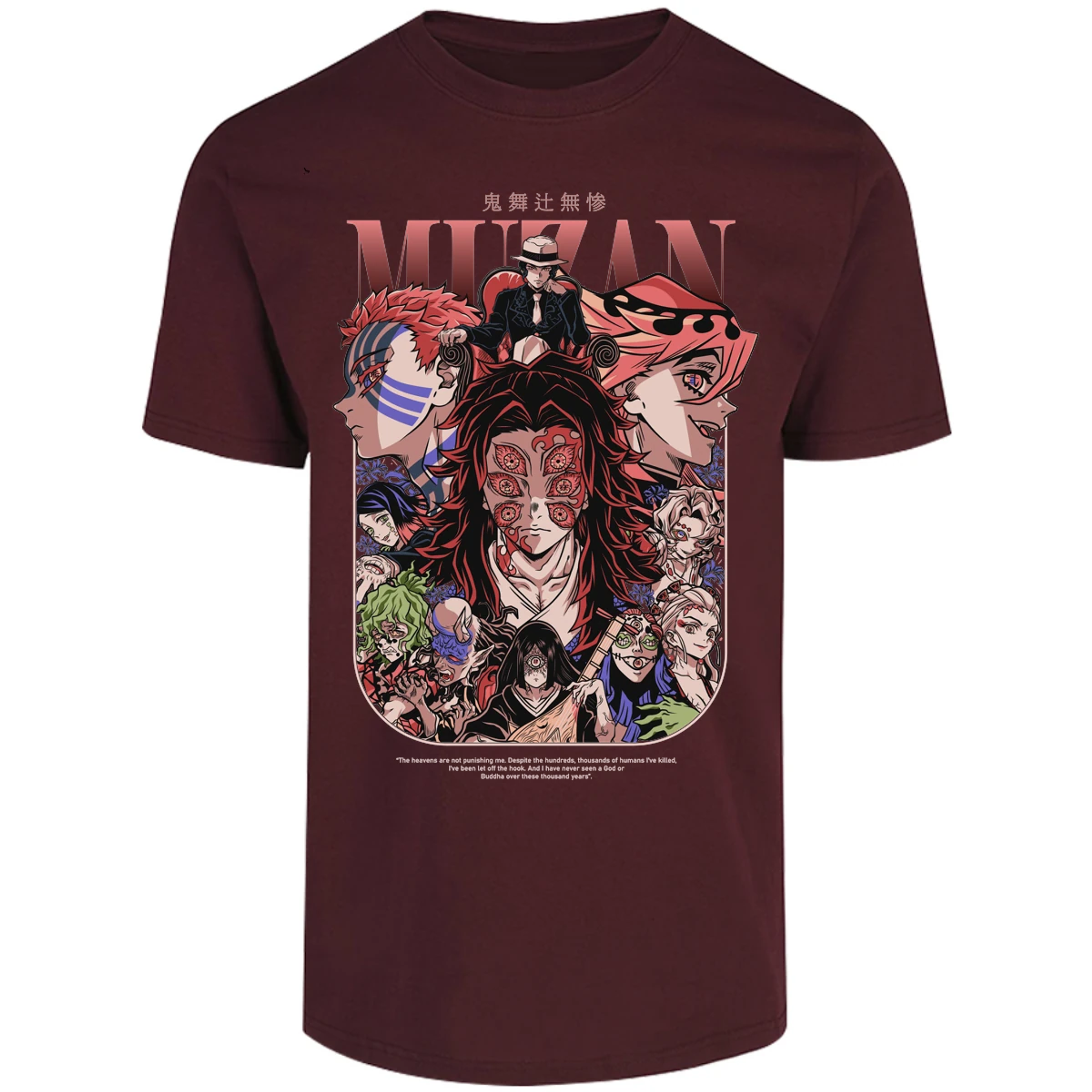 Playera Demon Slayer Demon Slayer Lunas Demoniacas para Adulto 4