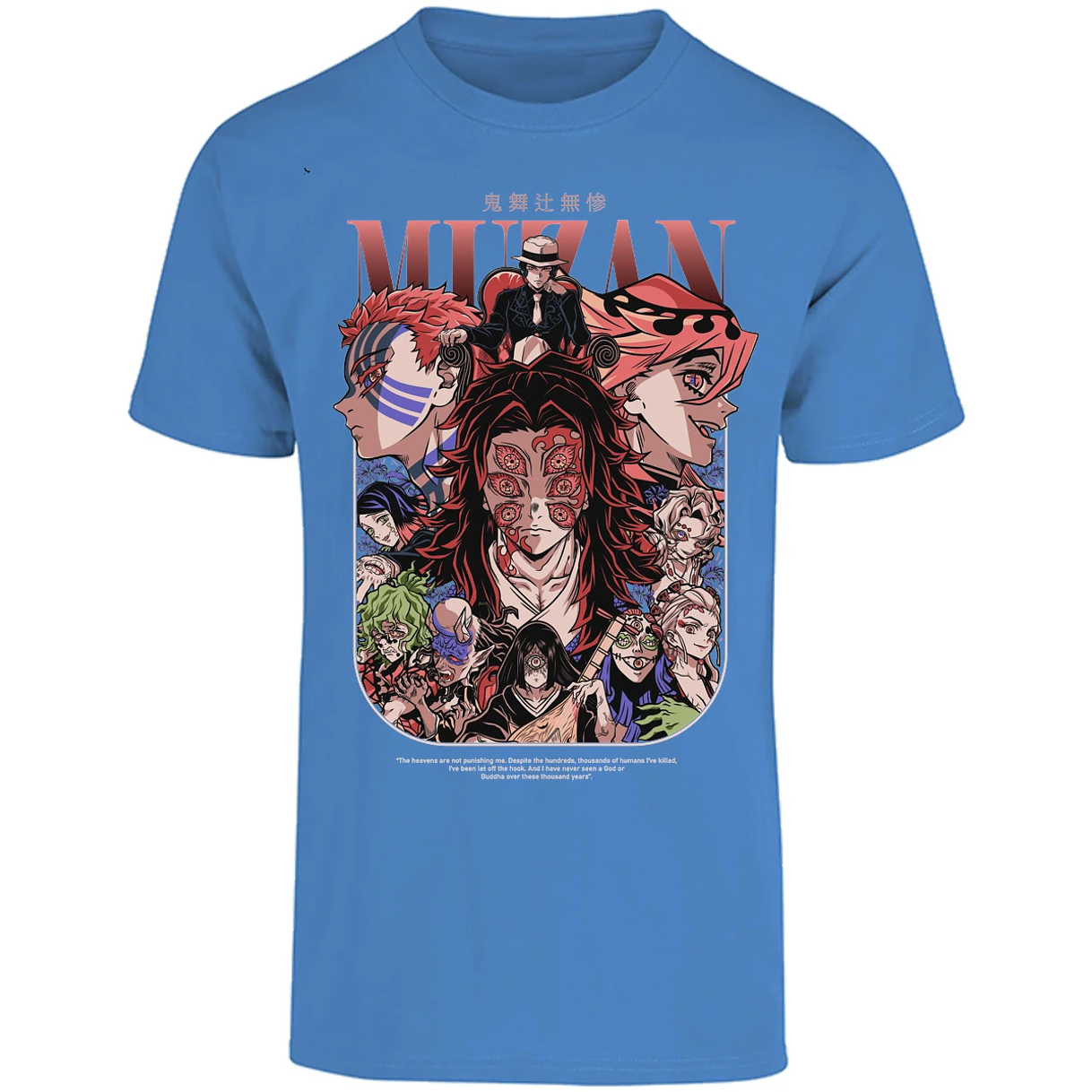 Playera Demon Slayer Demon Slayer Lunas Demoniacas para Adulto 8