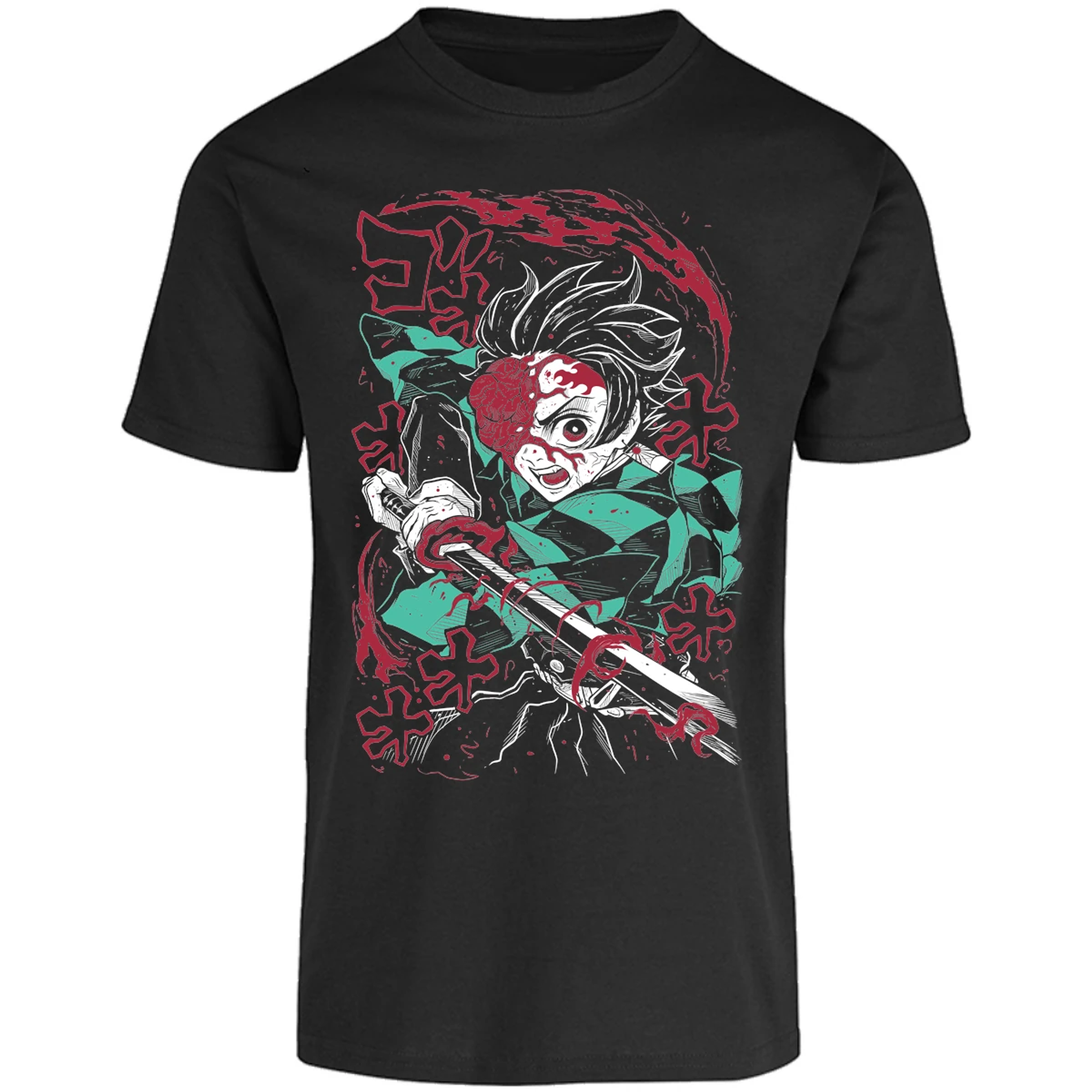 Playera Demon Slayer Demon Tanjiro para Adulto 6