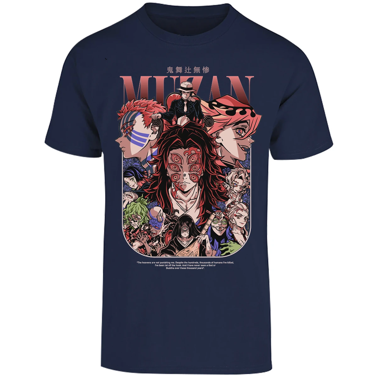 Playera Demon Slayer Demon Slayer Lunas Demoniacas para Adulto 12