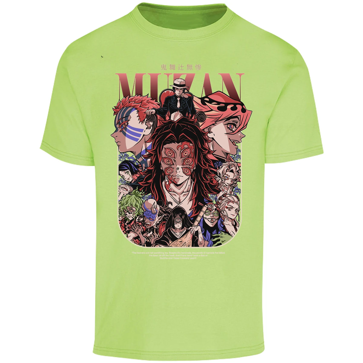 Playera Demon Slayer Demon Slayer Lunas Demoniacas para Adulto 15