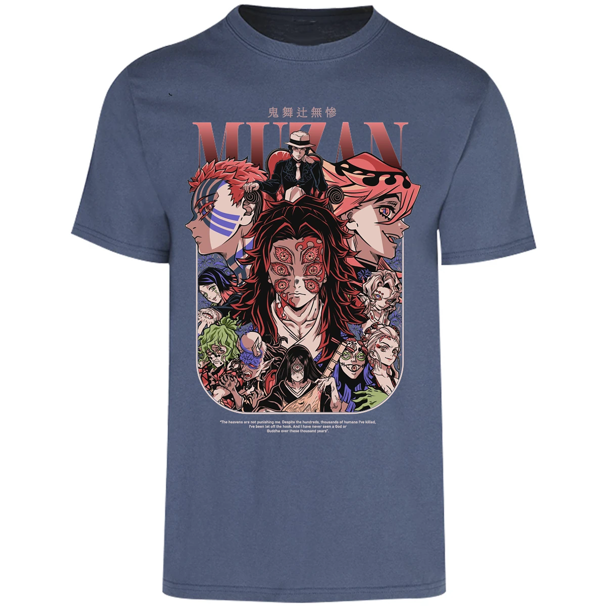 Playera Demon Slayer Demon Slayer Lunas Demoniacas para Adulto 22