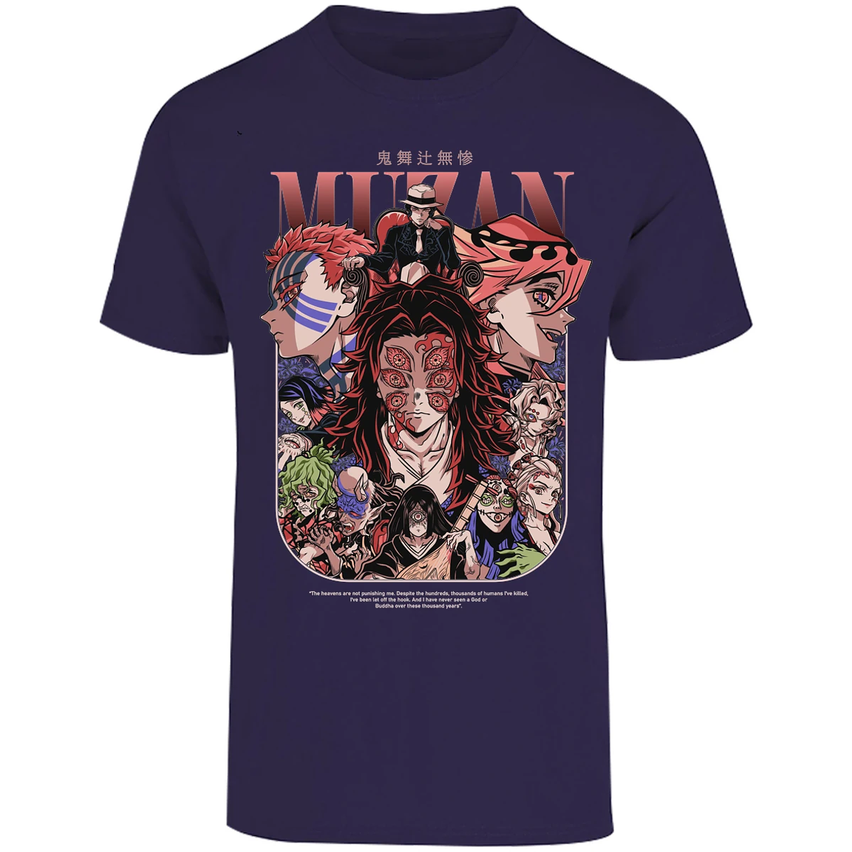 Playera Demon Slayer Demon Slayer Lunas Demoniacas para Adulto 23