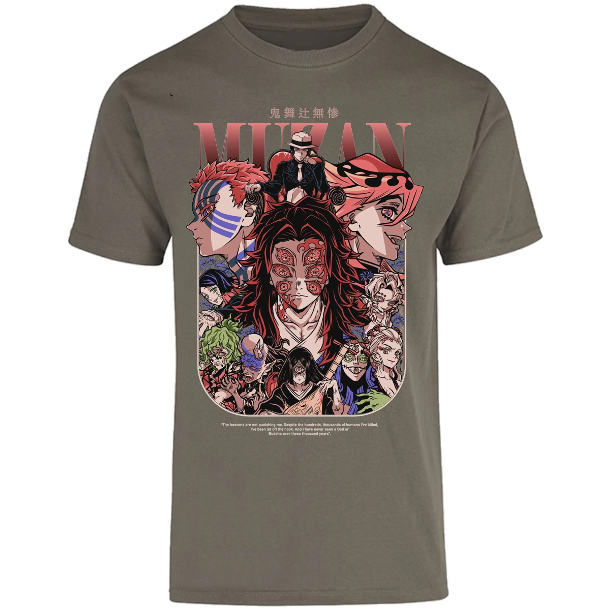 Playera Demon Slayer Demon Slayer Lunas Demoniacas para Adulto 27