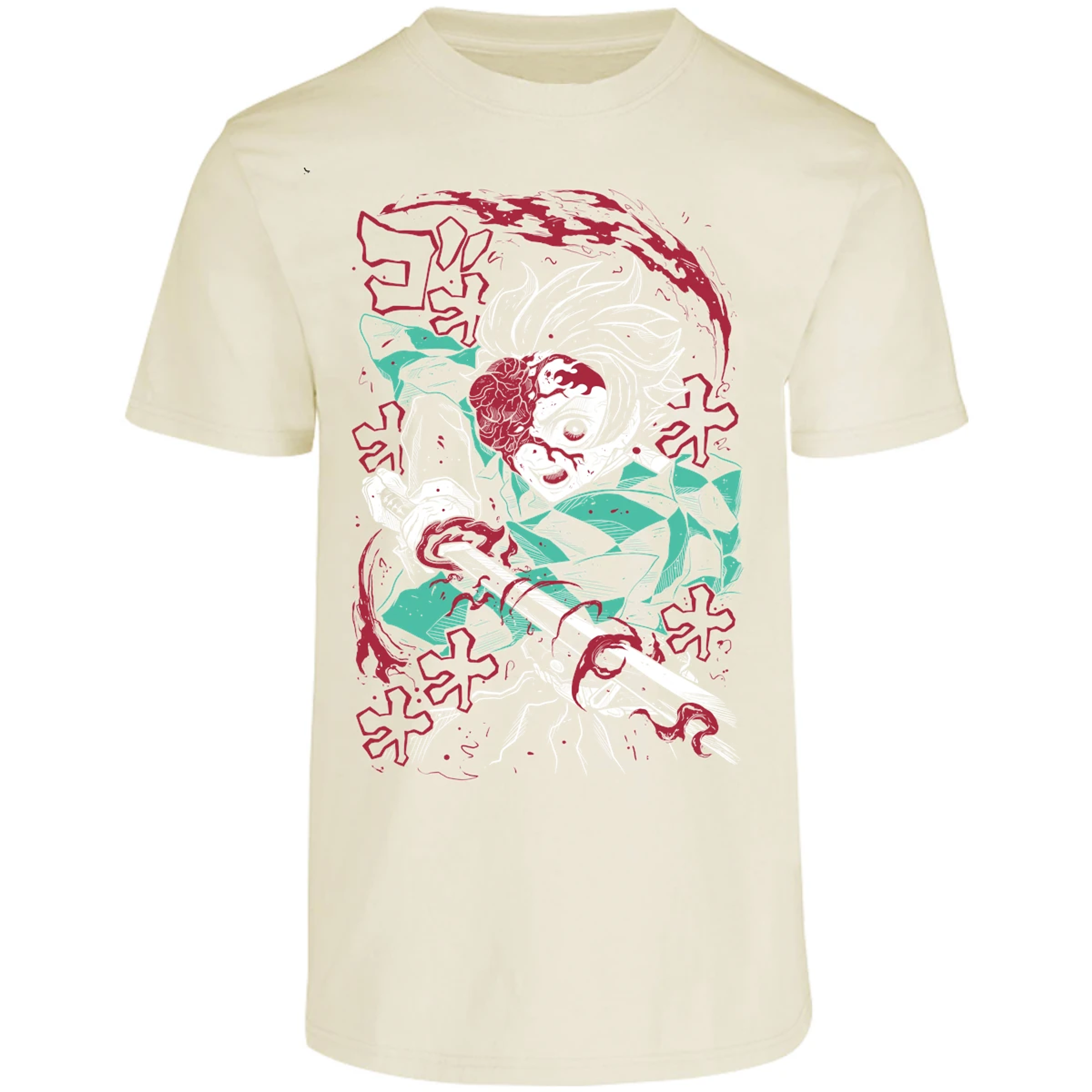 Playera Demon Slayer Demon Tanjiro para Adulto 9