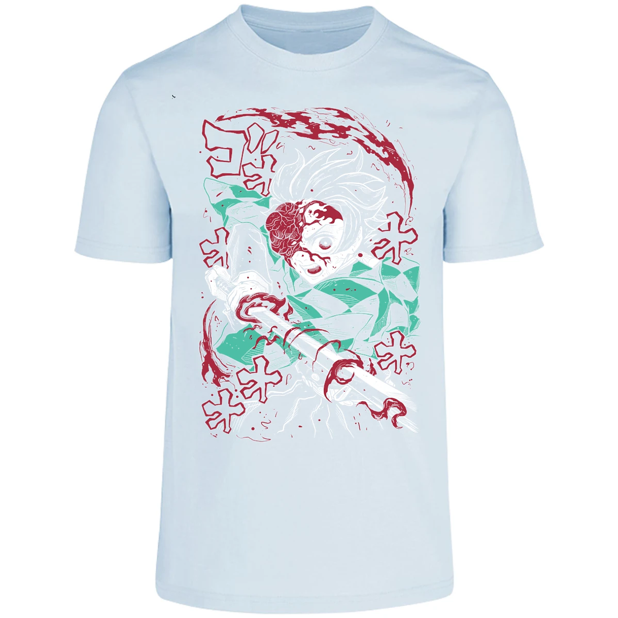 Playera Demon Slayer Demon Tanjiro para Adulto 21