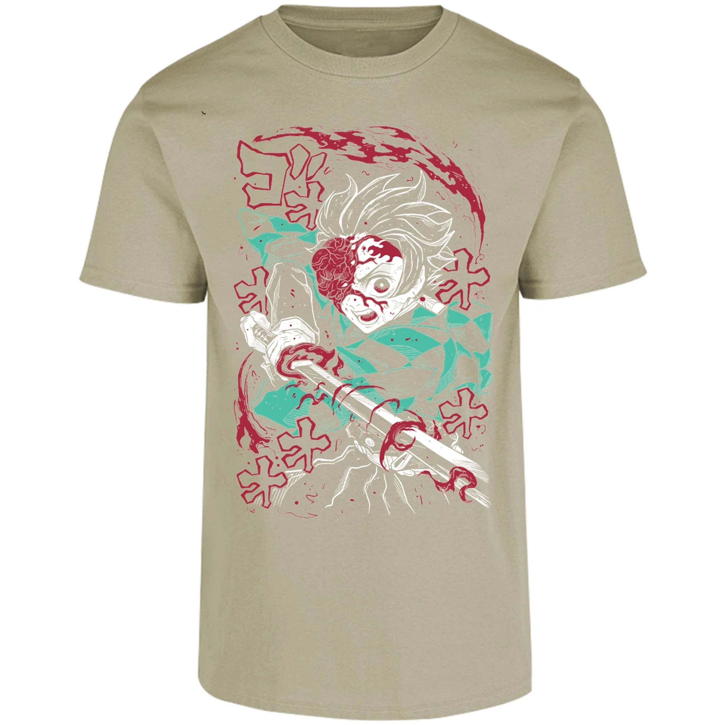 Playera Demon Slayer Demon Tanjiro para Adulto 25