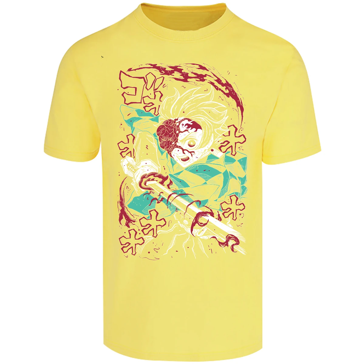 Playera Demon Slayer Demon Tanjiro para Adulto 2